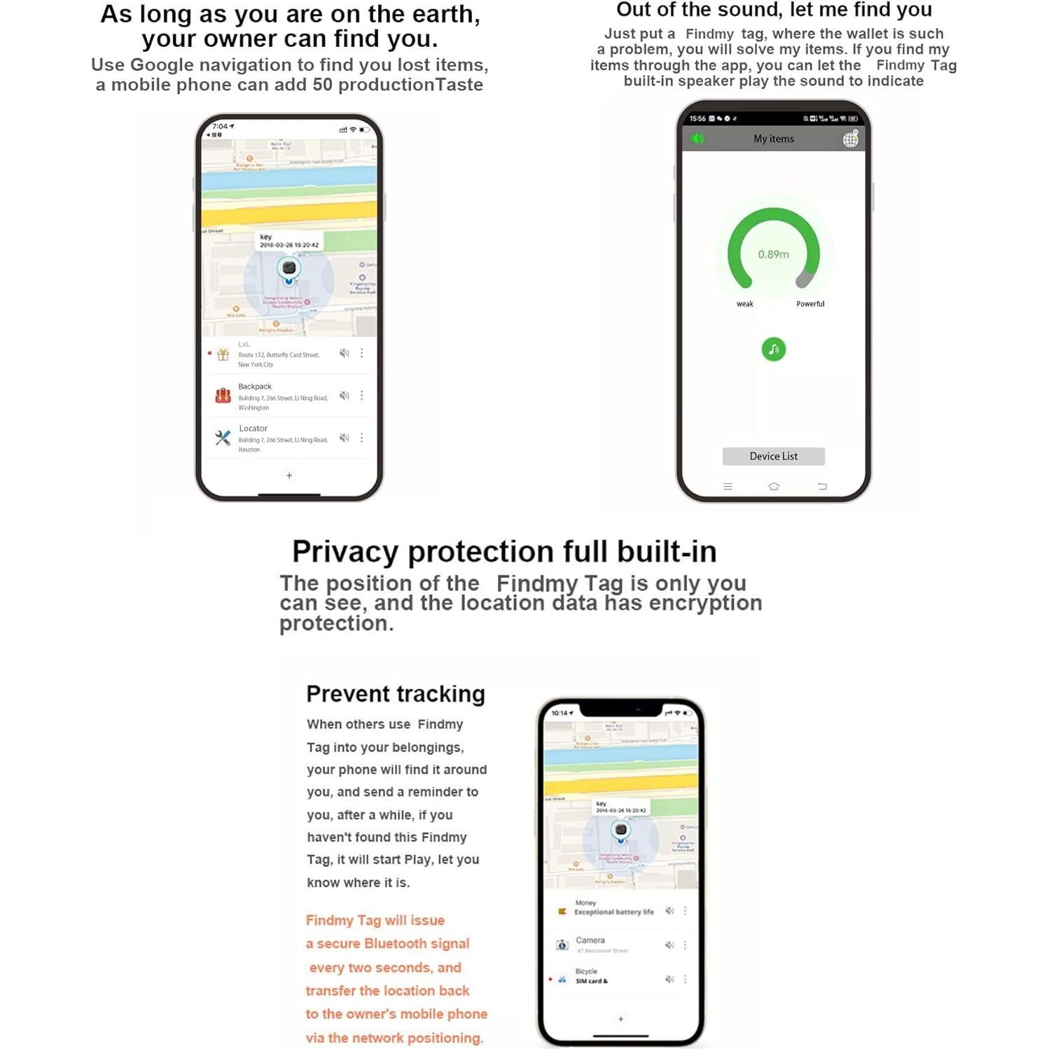 Rastreador GPS Bluetooth Icehar S6 - Sin Suscripción, Compacto