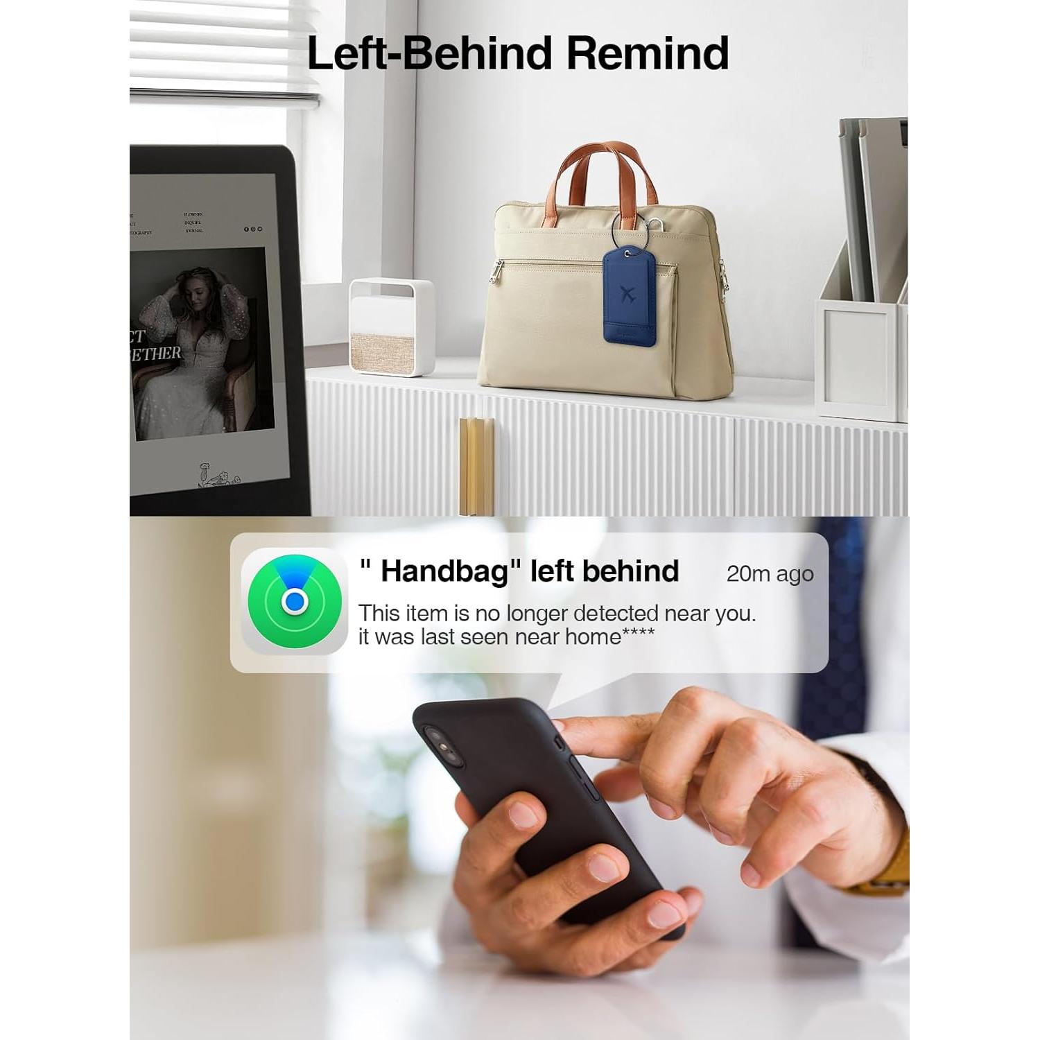 Etiqueta de Equipaje Inteligente TopMade con Find My, Azul