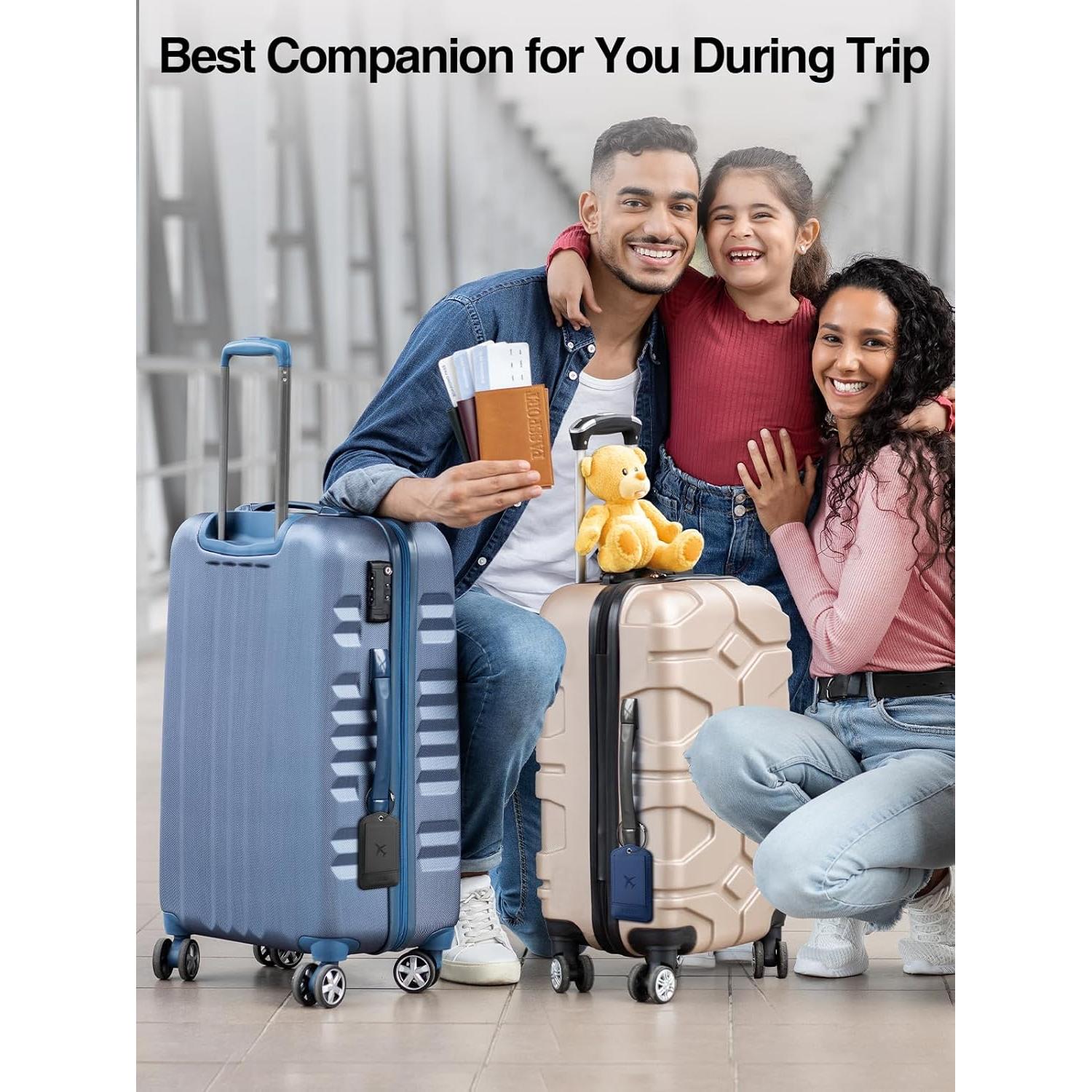 Etiqueta de Equipaje Inteligente TopMade con Find My, Azul