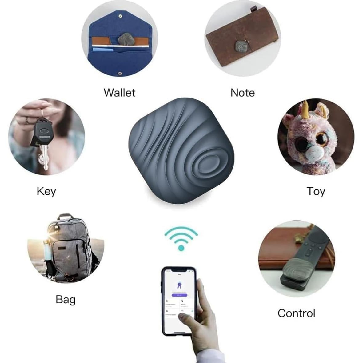 Localizador de Llaves Bluetooth Findthing F7X - Azul