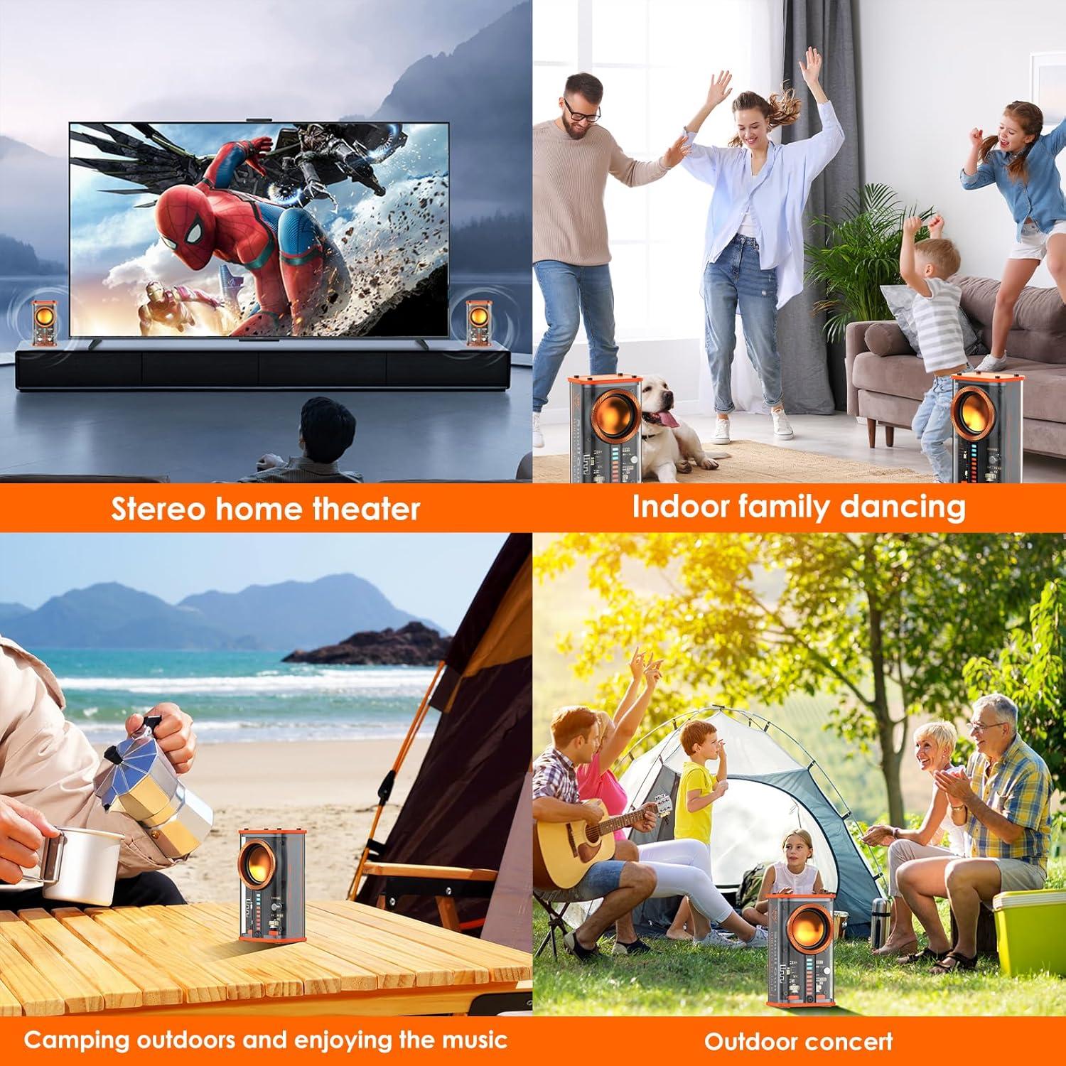 Altavoz Bluetooth Inalámbrico ZAKJ K07 Mini con Luces LED