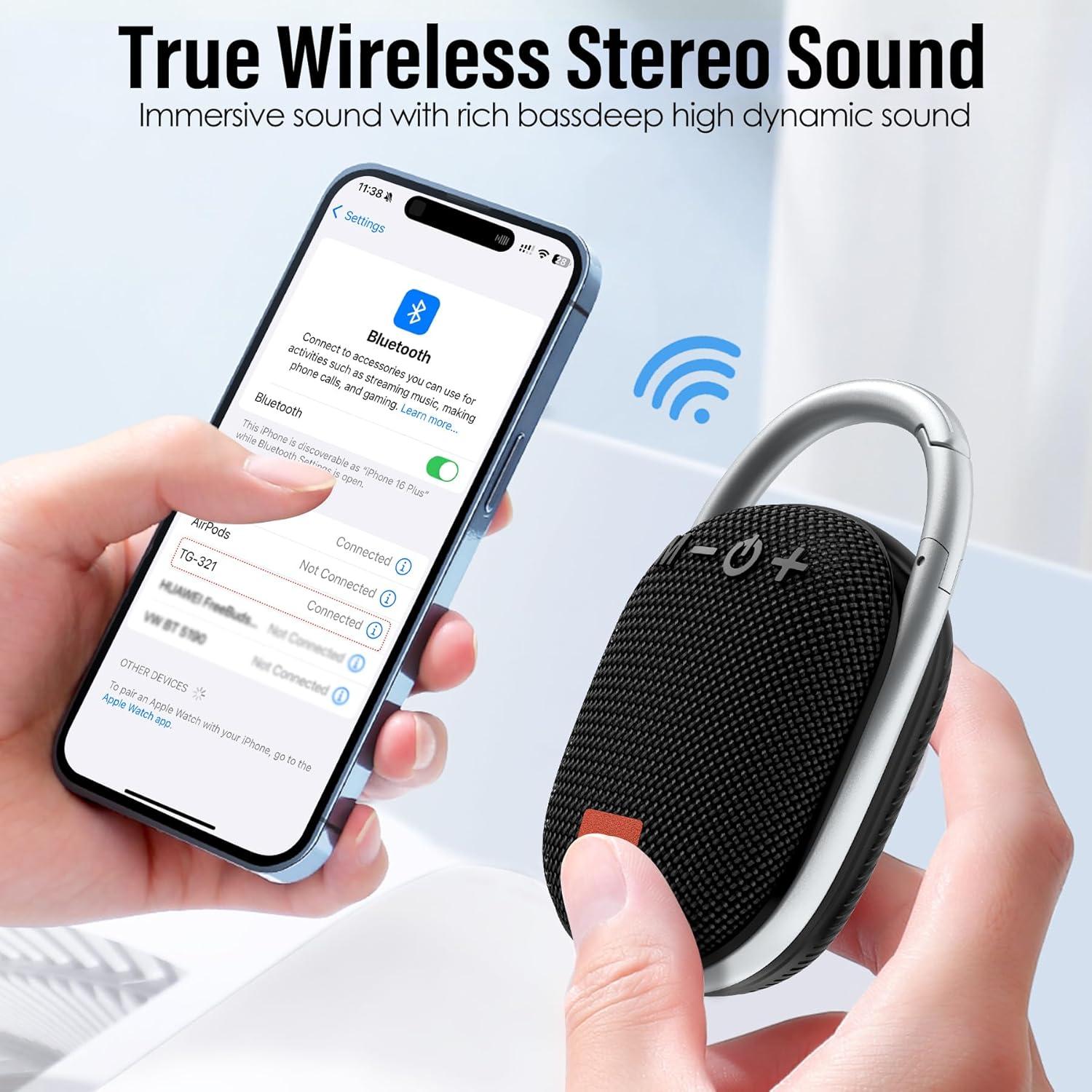 Altavoz Bluetooth Portátil Dongguan TG-321 con Luces RGB