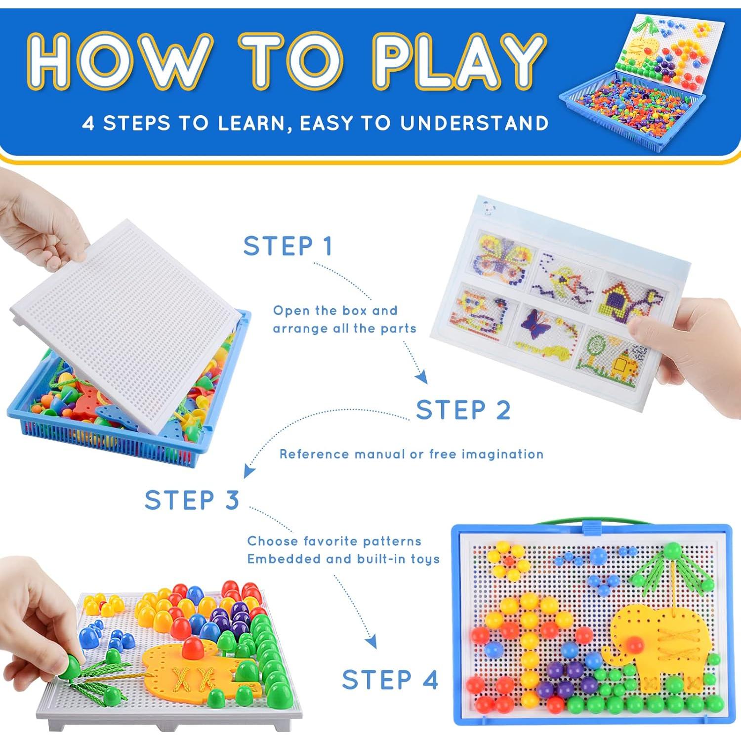 Rompecabezas Mosaico ZOZOPLAY 368 Piezas Juguete Educativo