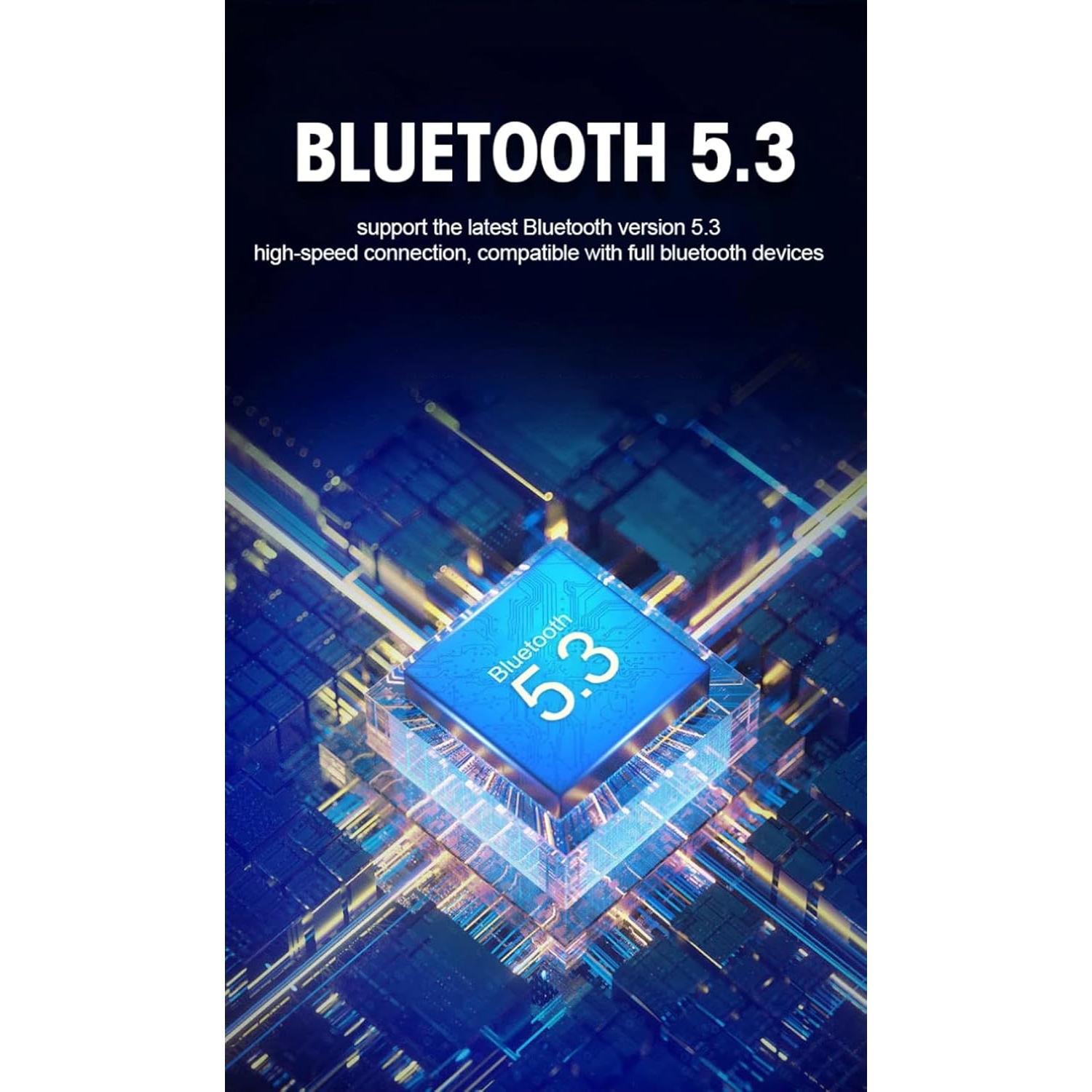 Altavoz Bluetooth QOFE Mini 5W Impermeable con Luces LED