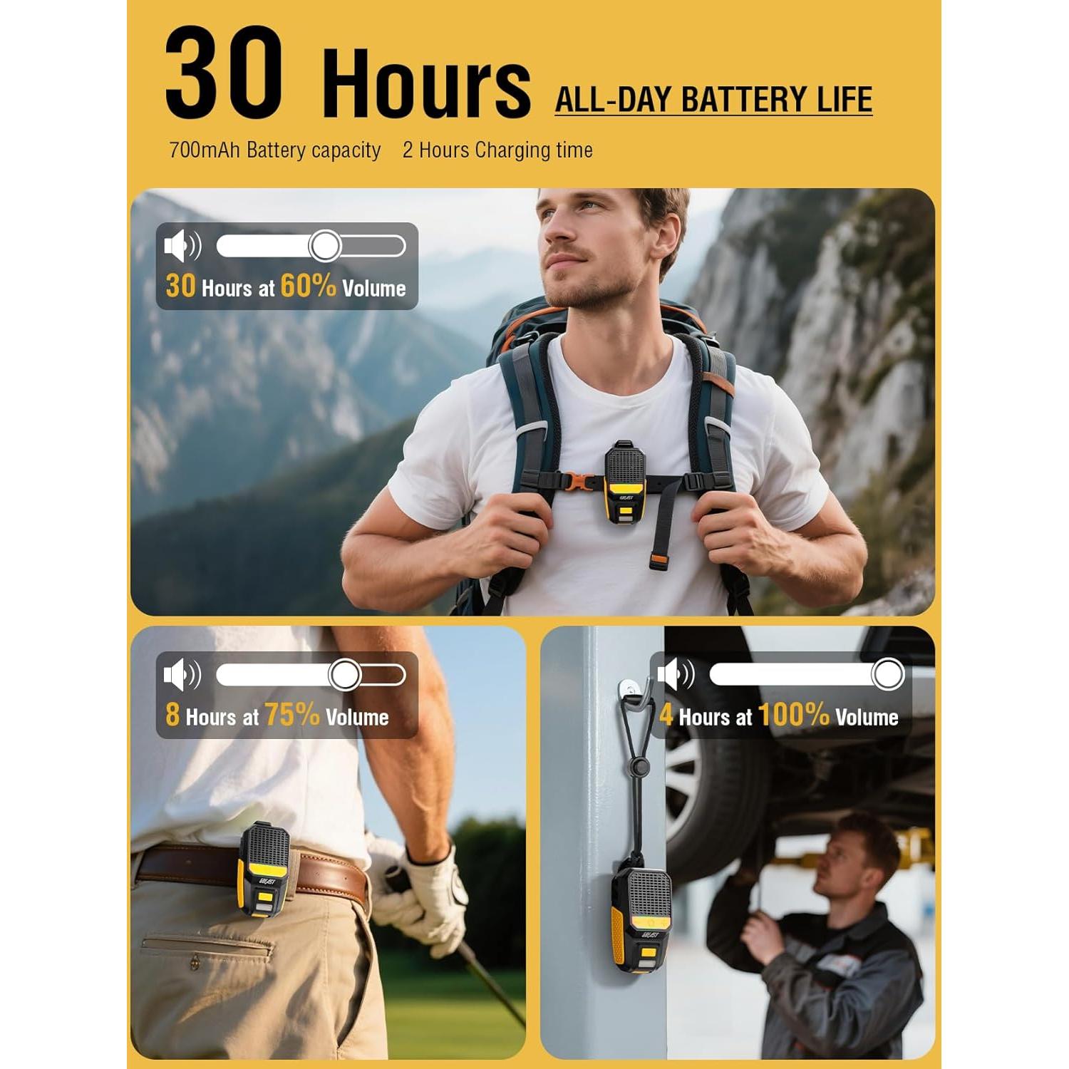 Altavoz Bluetooth Portátil GBEAST BH008 Impermeable 30h