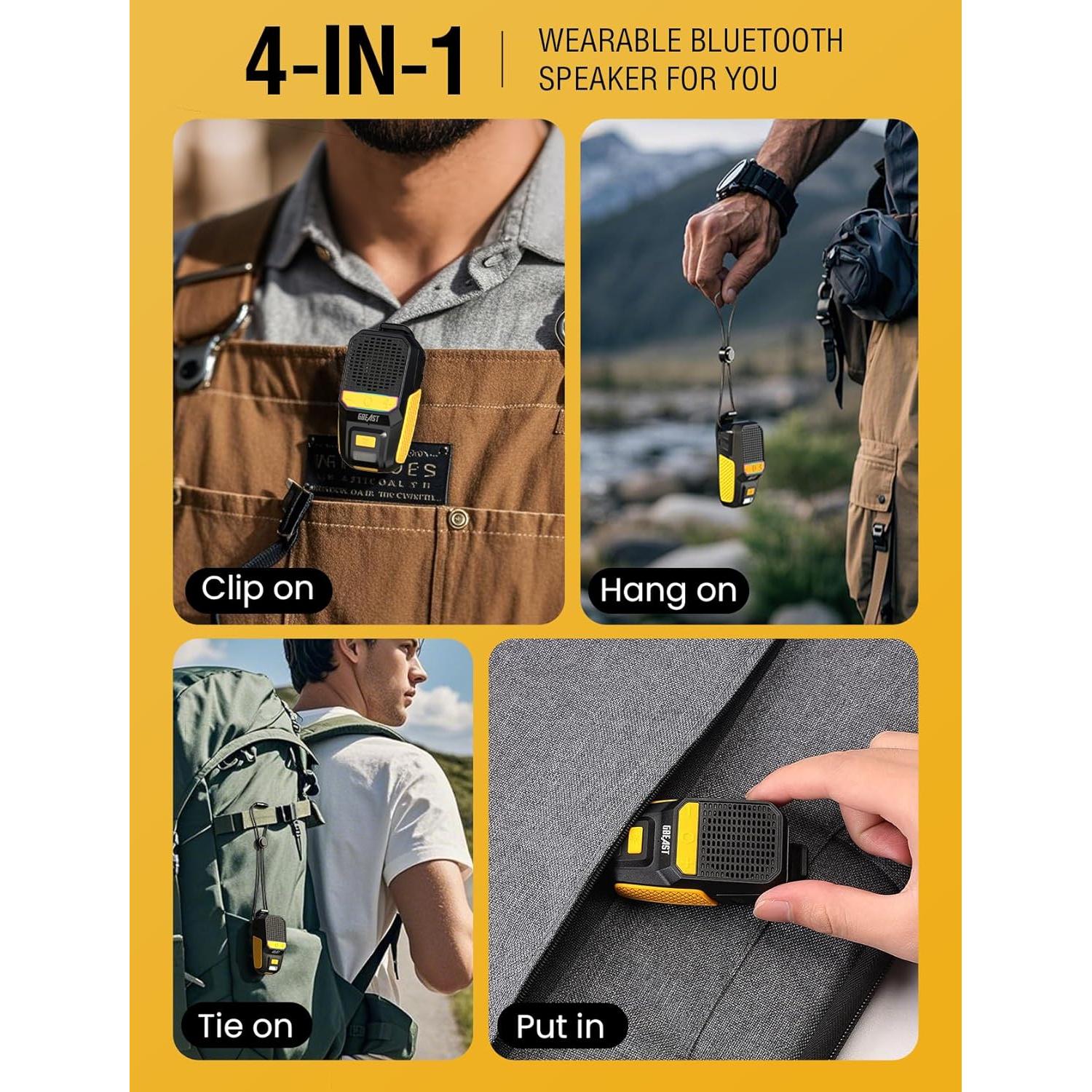 Altavoz Bluetooth Portátil GBEAST BH008 Impermeable 30h