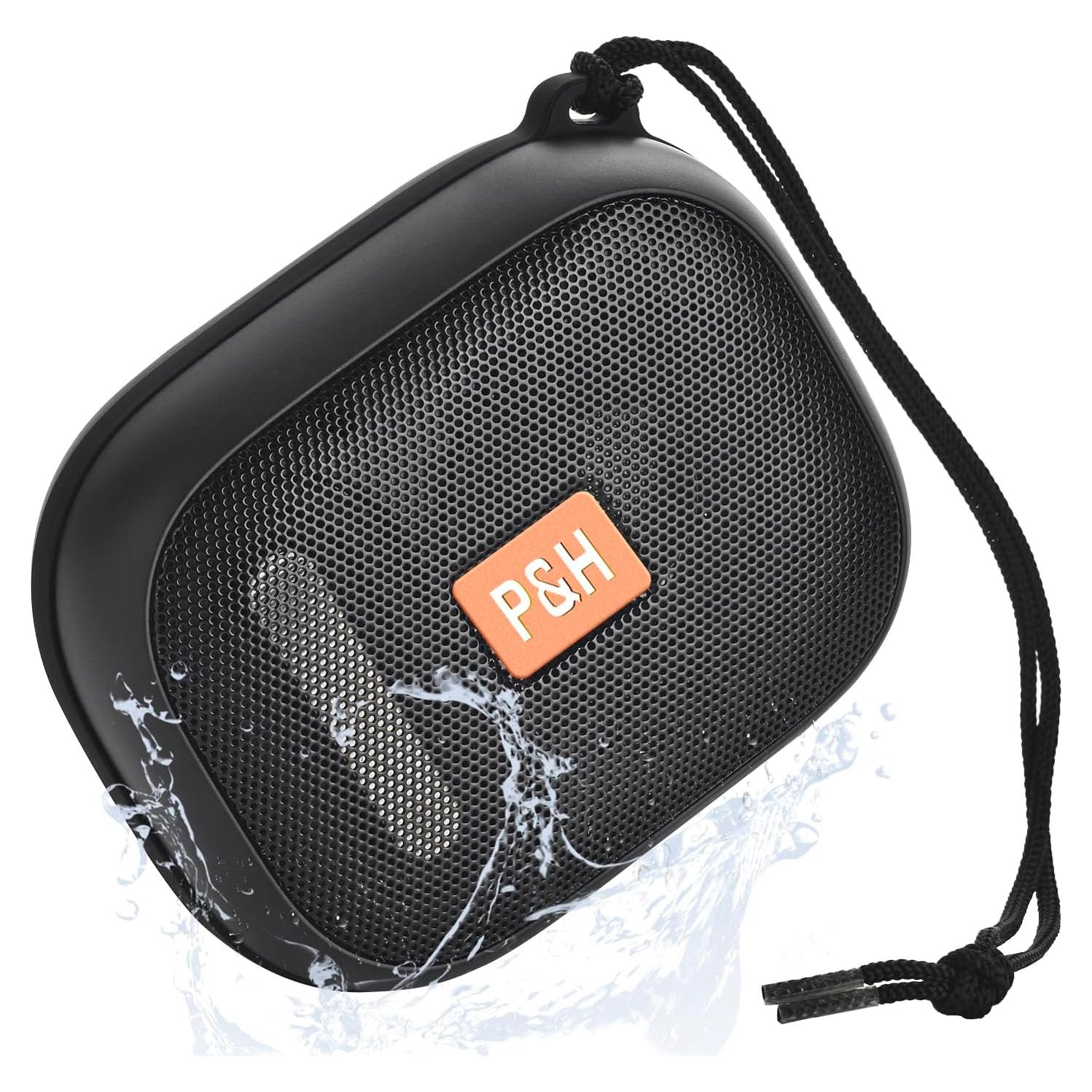 Altavoz Bluetooth Portátil Hopjuery TG394 Negro Impermeable IPX7