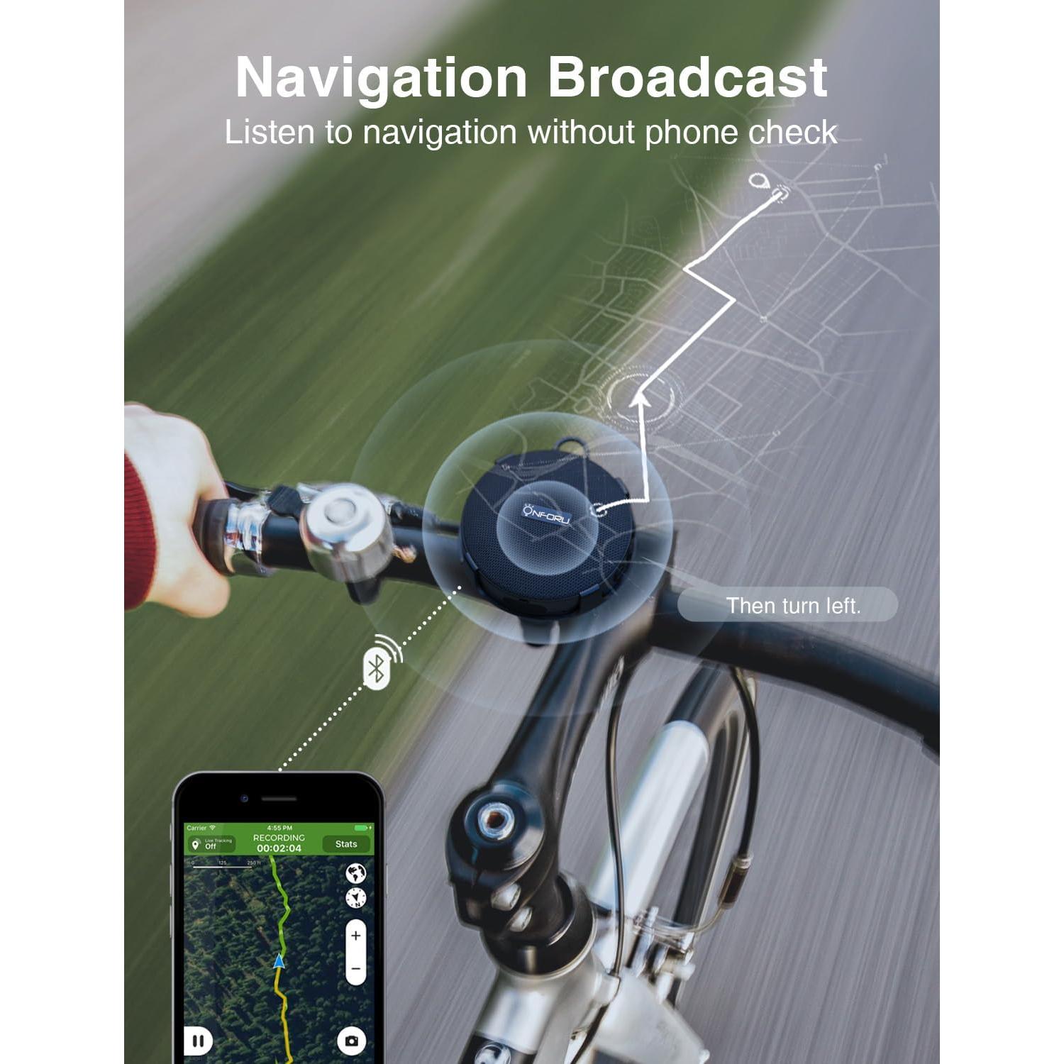 Altavoz Bluetooth Portátil Onforu para Bicicleta IP65