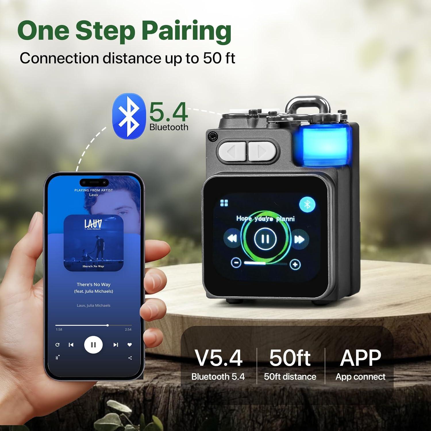 Mini Altavoz Bluetooth KAJIE MILAN Portátil 320g Sonido HD