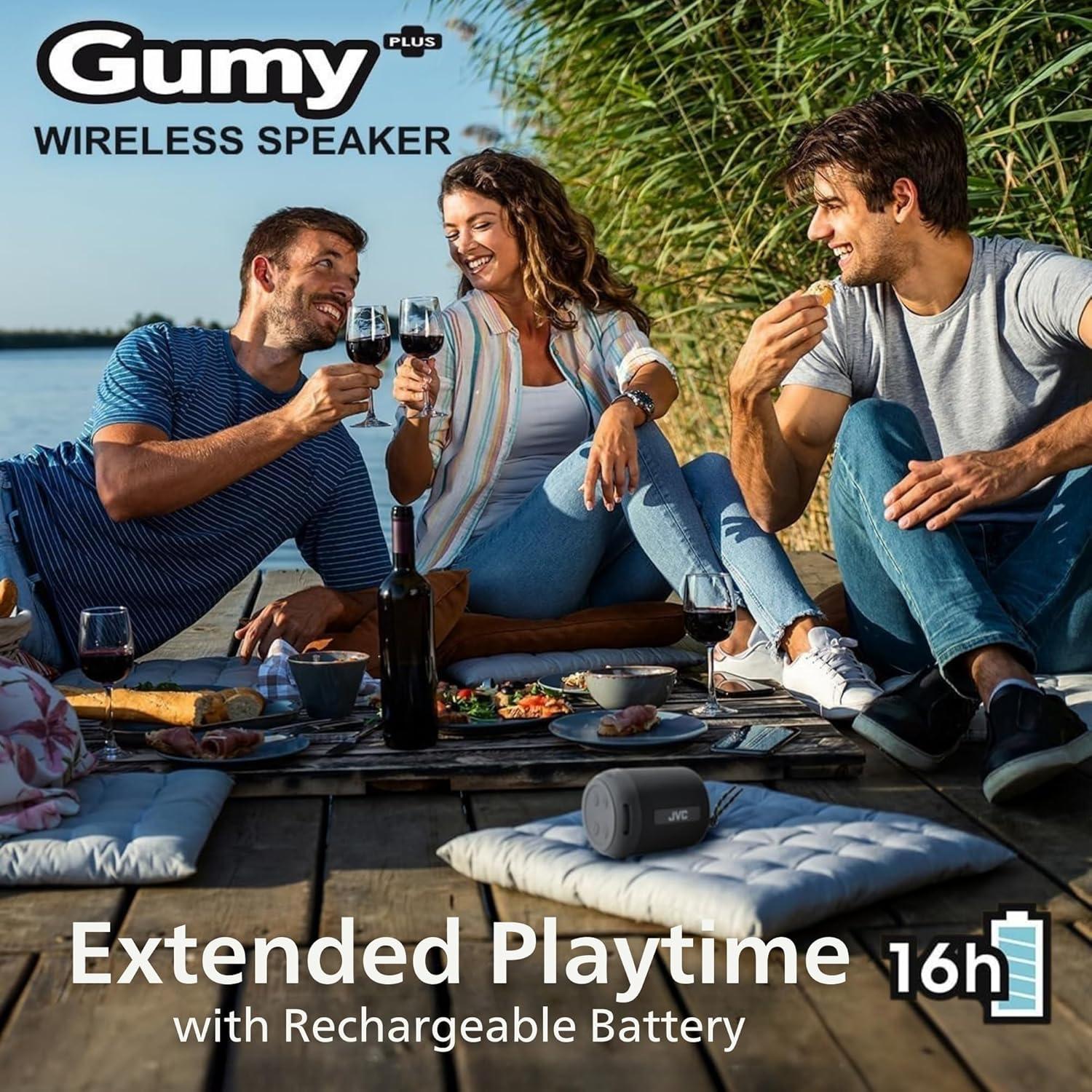 Altavoz Bluetooth JVC Gumy SPSG2BT - Portátil, 16h Batería, IPX4