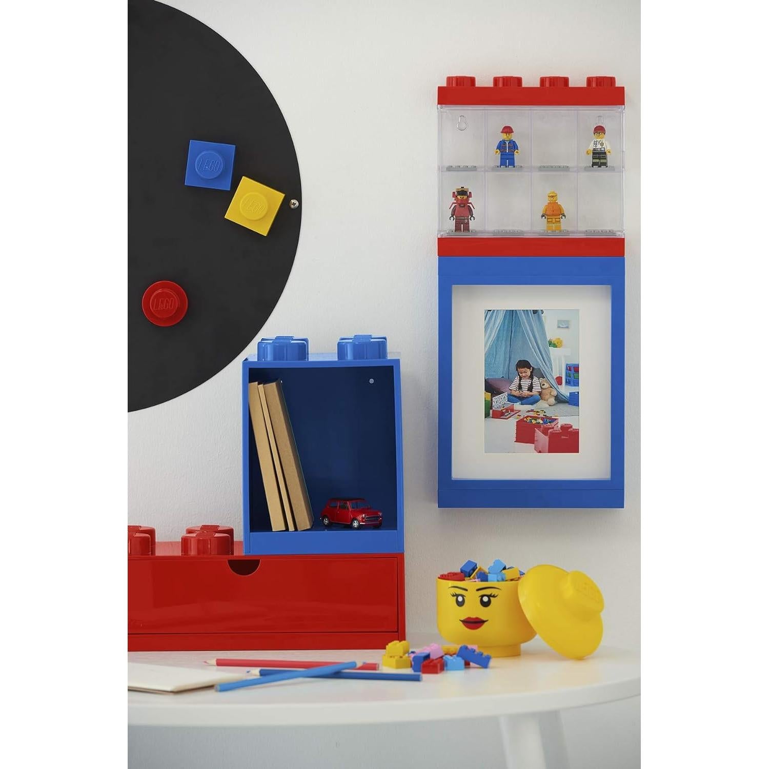Display de Minifiguras LEGO Room Copenhagen 4 Stud Azul