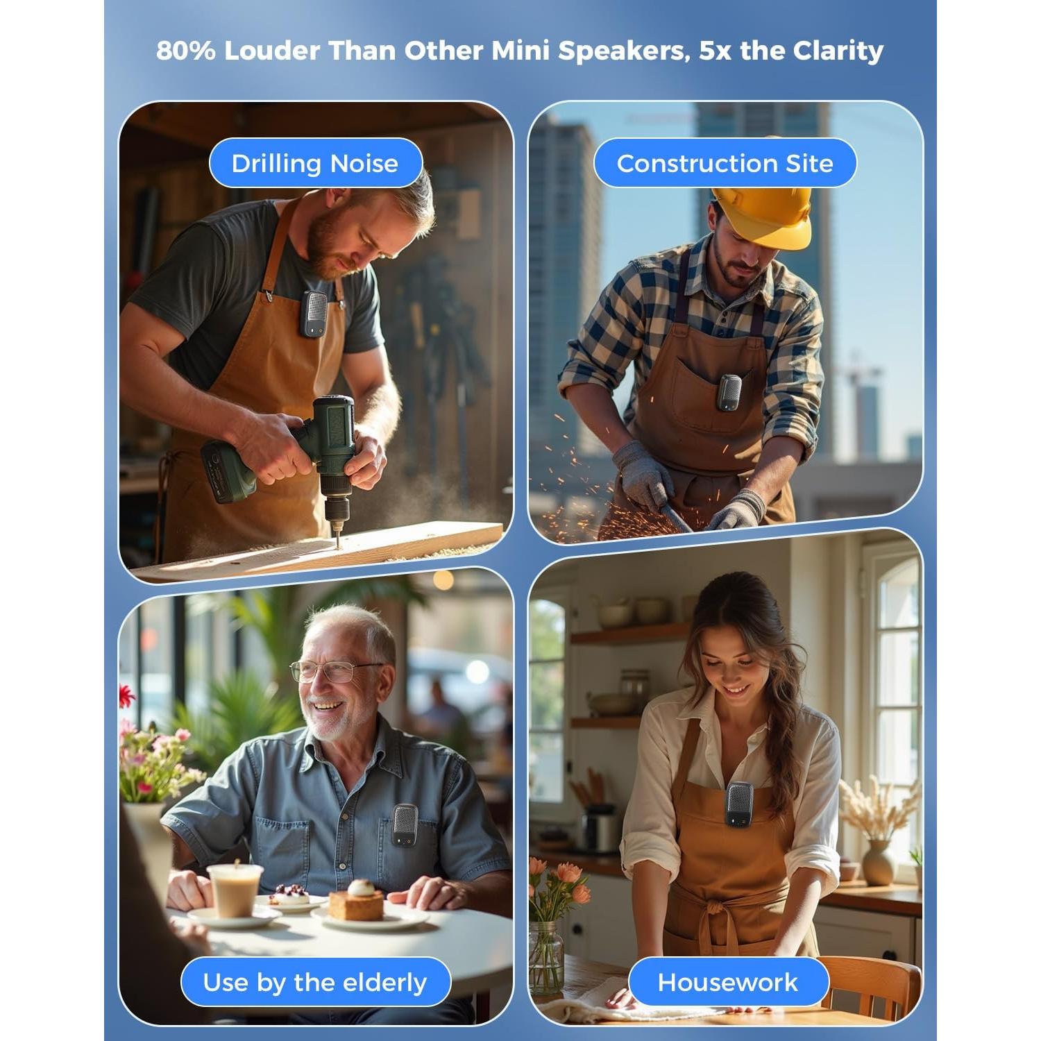 Altavoz Bluetooth Portátil SUPERONE WS15 Impermeable IPX7 30H