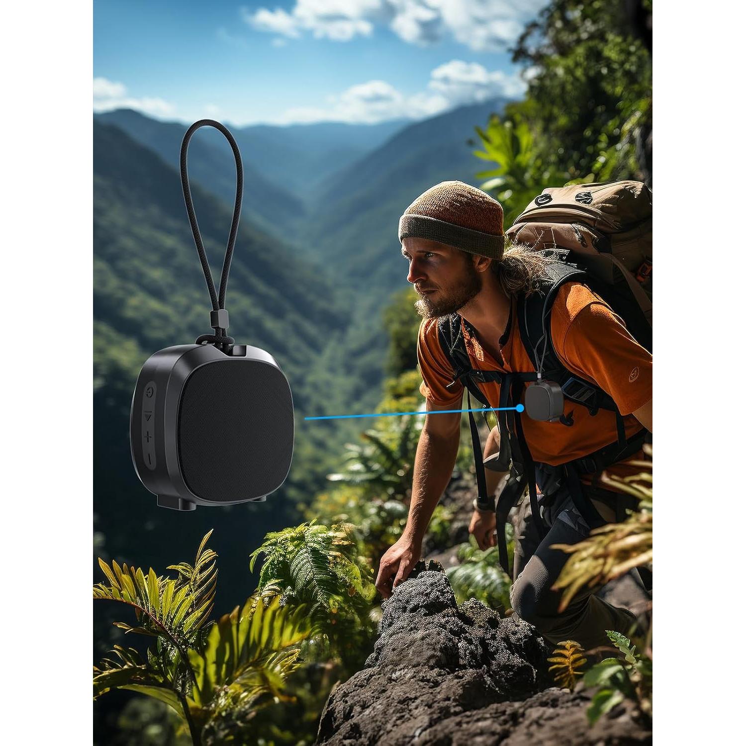 Altavoz Bluetooth Portátil ZZB WP-03B Impermeable 12h Batería
