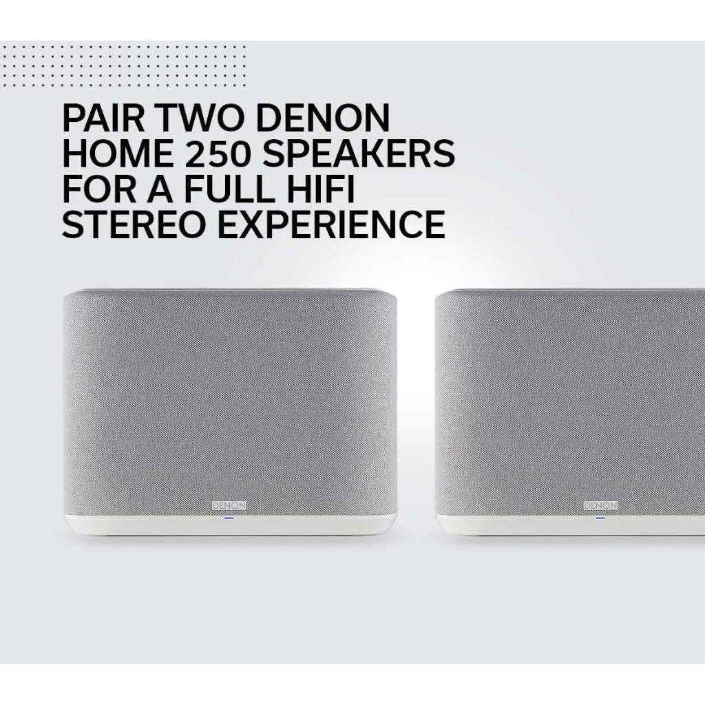 Altavoz Inteligente Inalámbrico Denon Home 250 Blanco - 3.7 kg