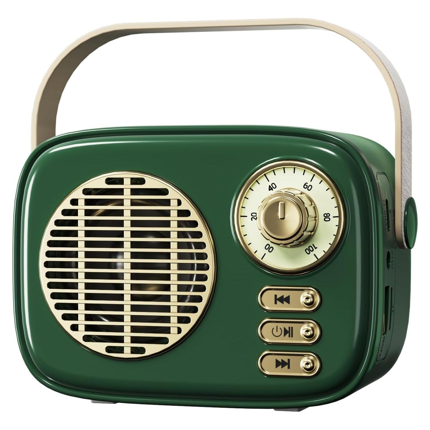 Altavoz Bluetooth Retro Dosmix T8Mini Verde Inalámbrico 10.9cm
