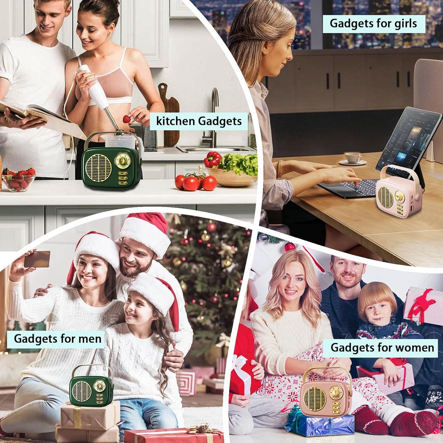 Altavoz Bluetooth Retro Dosmix T8Mini Verde Inalámbrico 10.9cm