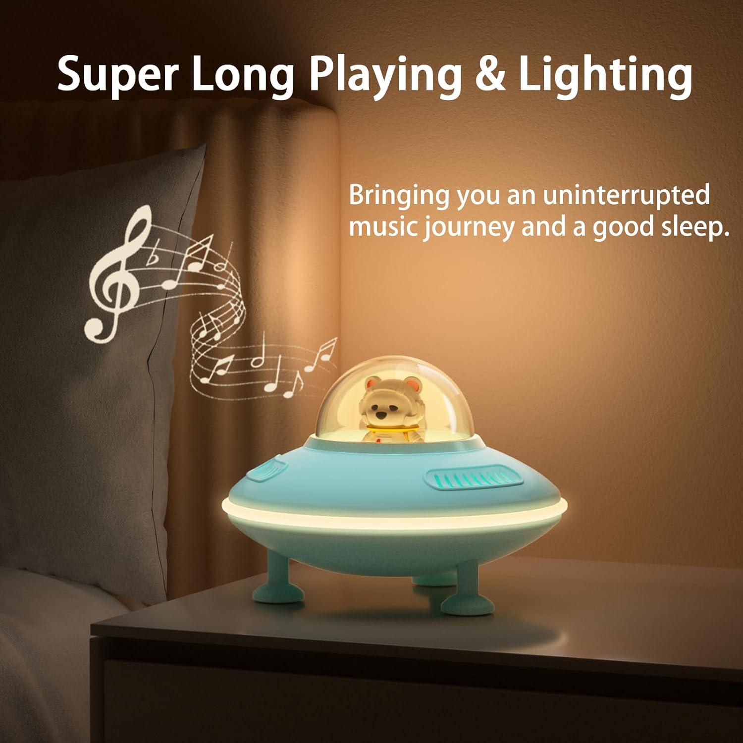 Altavoz Bluetooth Baolira ZS-01 con Luz Nocturna - Azul