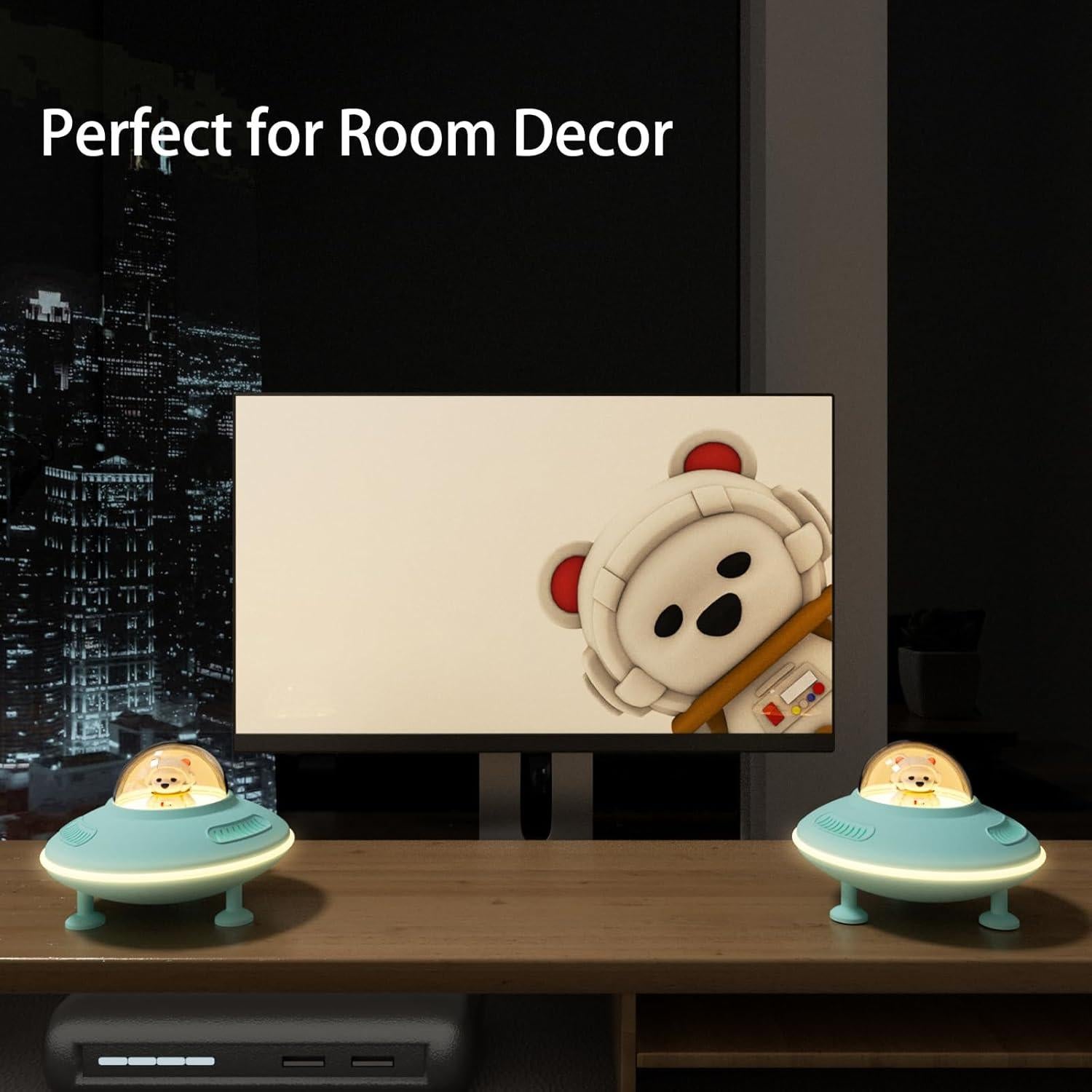 Altavoz Bluetooth Baolira ZS-01 con Luz Nocturna - Azul