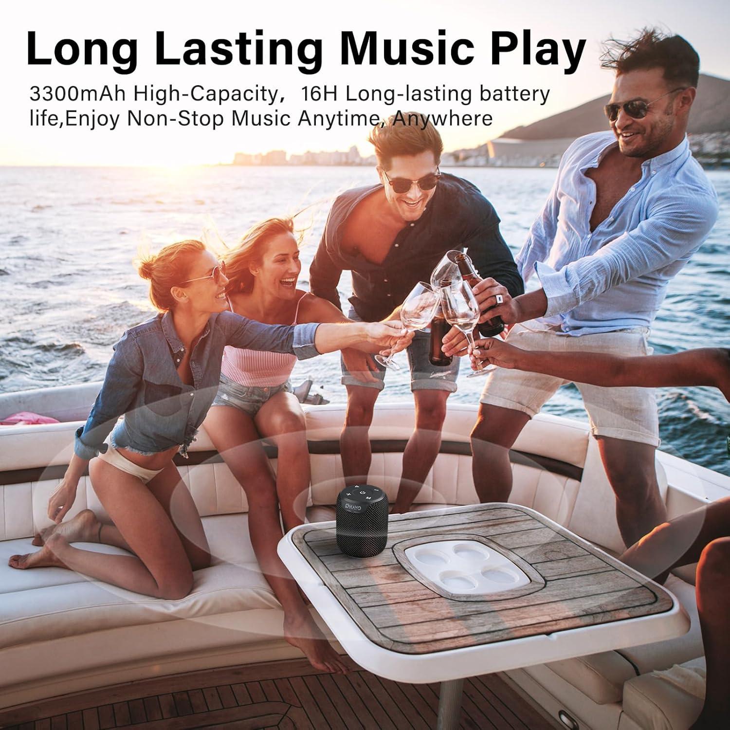 Altavoz Bluetooth OHAYO X2 Portátil Impermeable 15W Negro