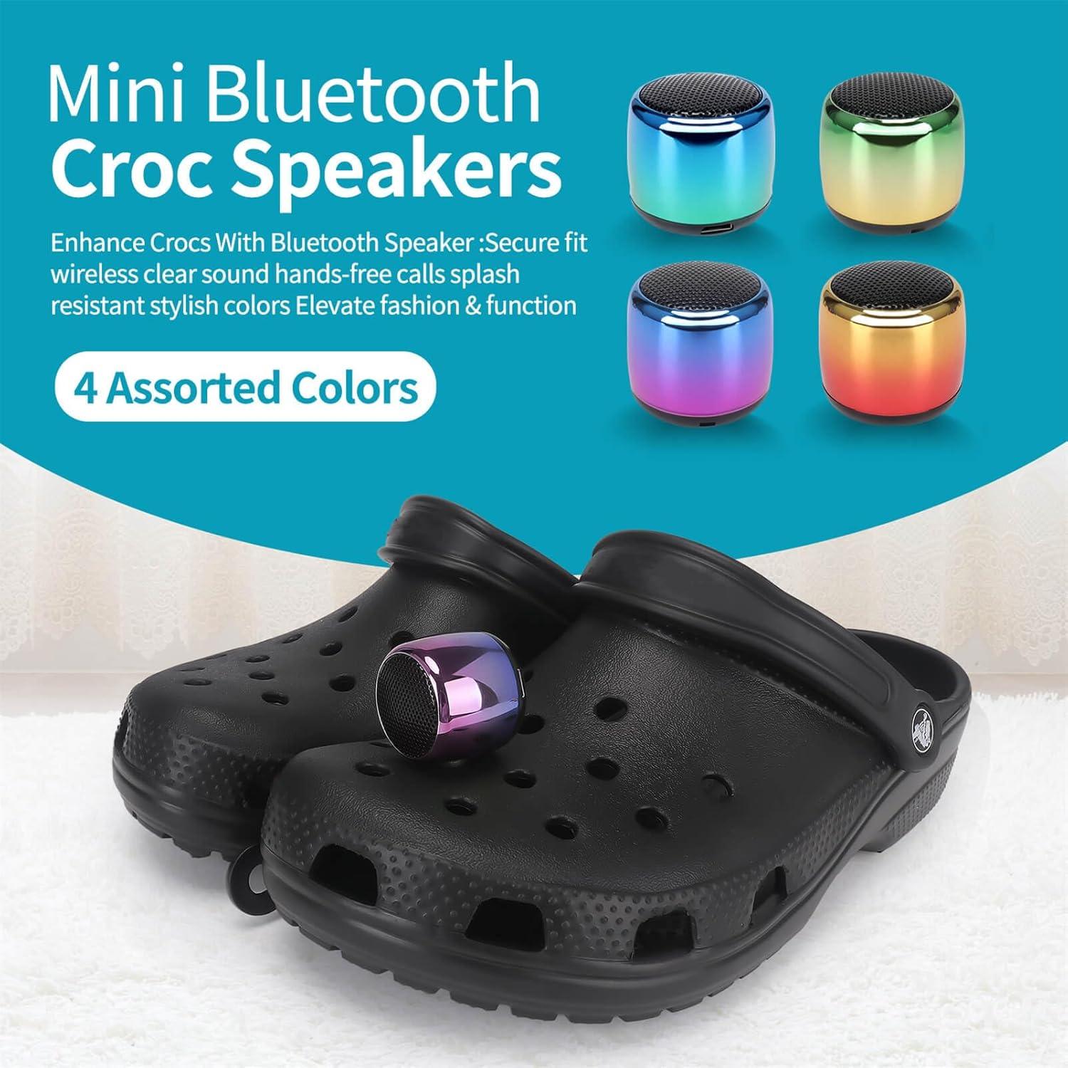 Altavoz Mini Bluetooth UUEENN para Clog Degradado Azul-Púrpura