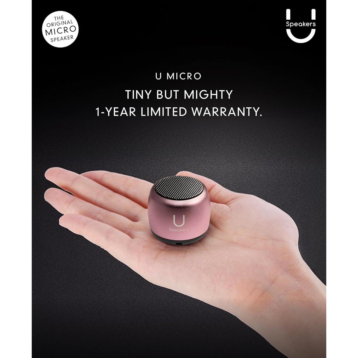 Altavoz portátil Bluetooth Fashionit U Micro Rosa 5.0