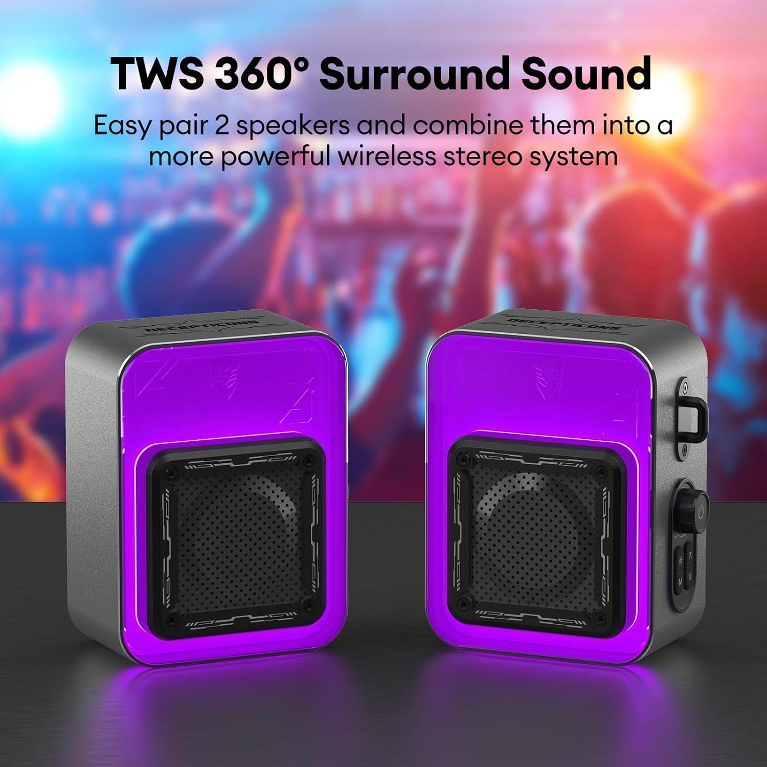 Altavoz Bluetooth XINGLINSHOE TFY0201 5W con Luces RGB