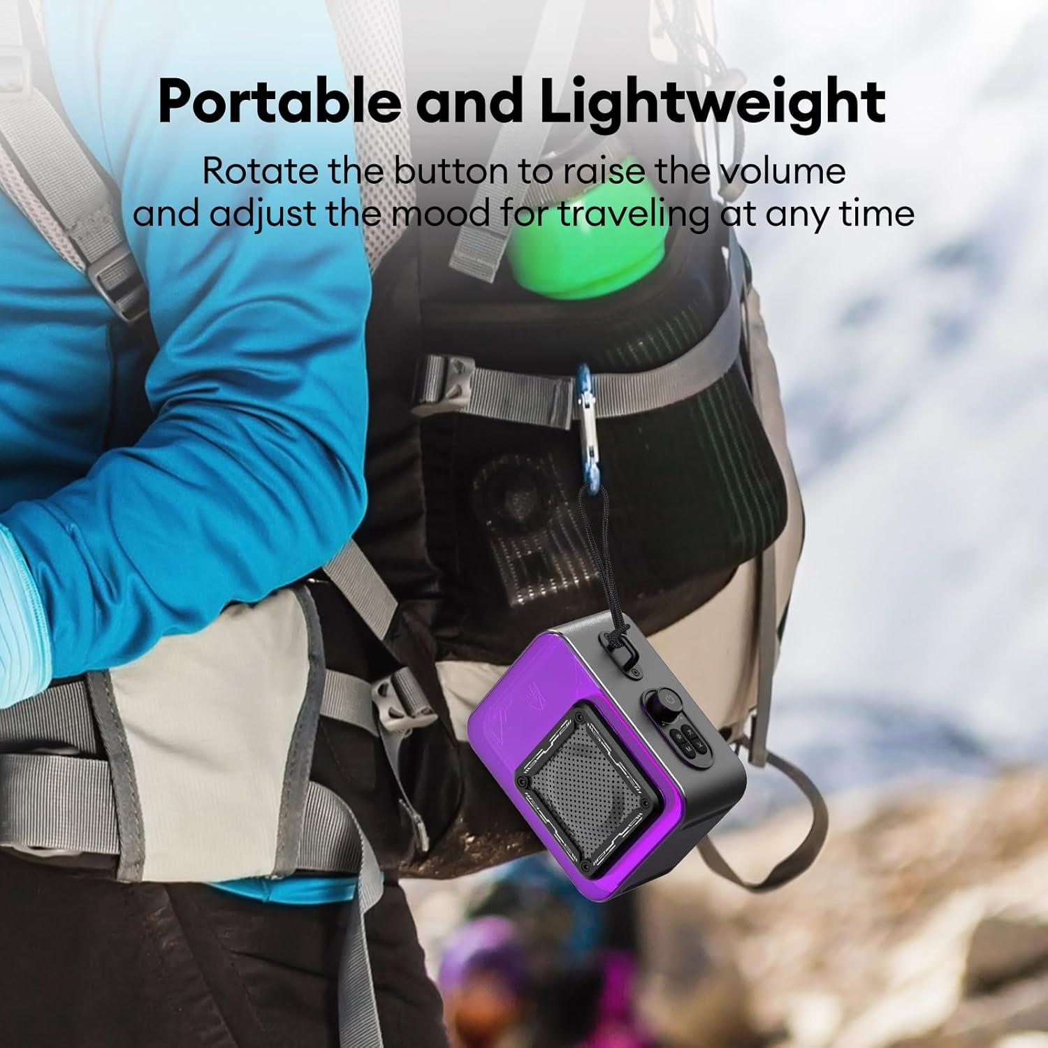 Altavoz Bluetooth XINGLINSHOE TFY0201 5W con Luces RGB