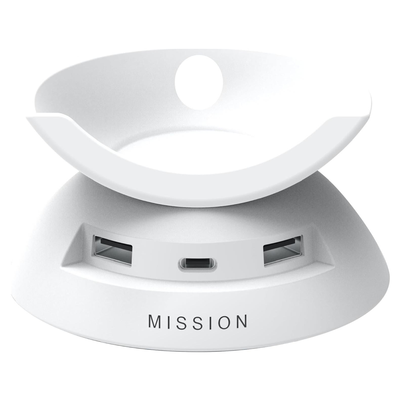 Soporte Cargador USB-C y USB-A para Echo Pop 2023