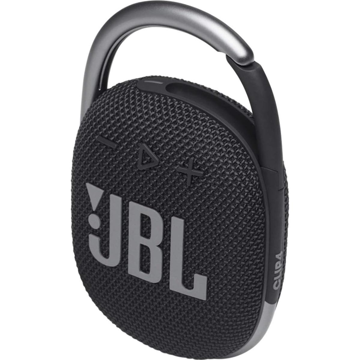 Altavoz Bluetooth JBL Clip 4 + Funda Dura Protectora Negro