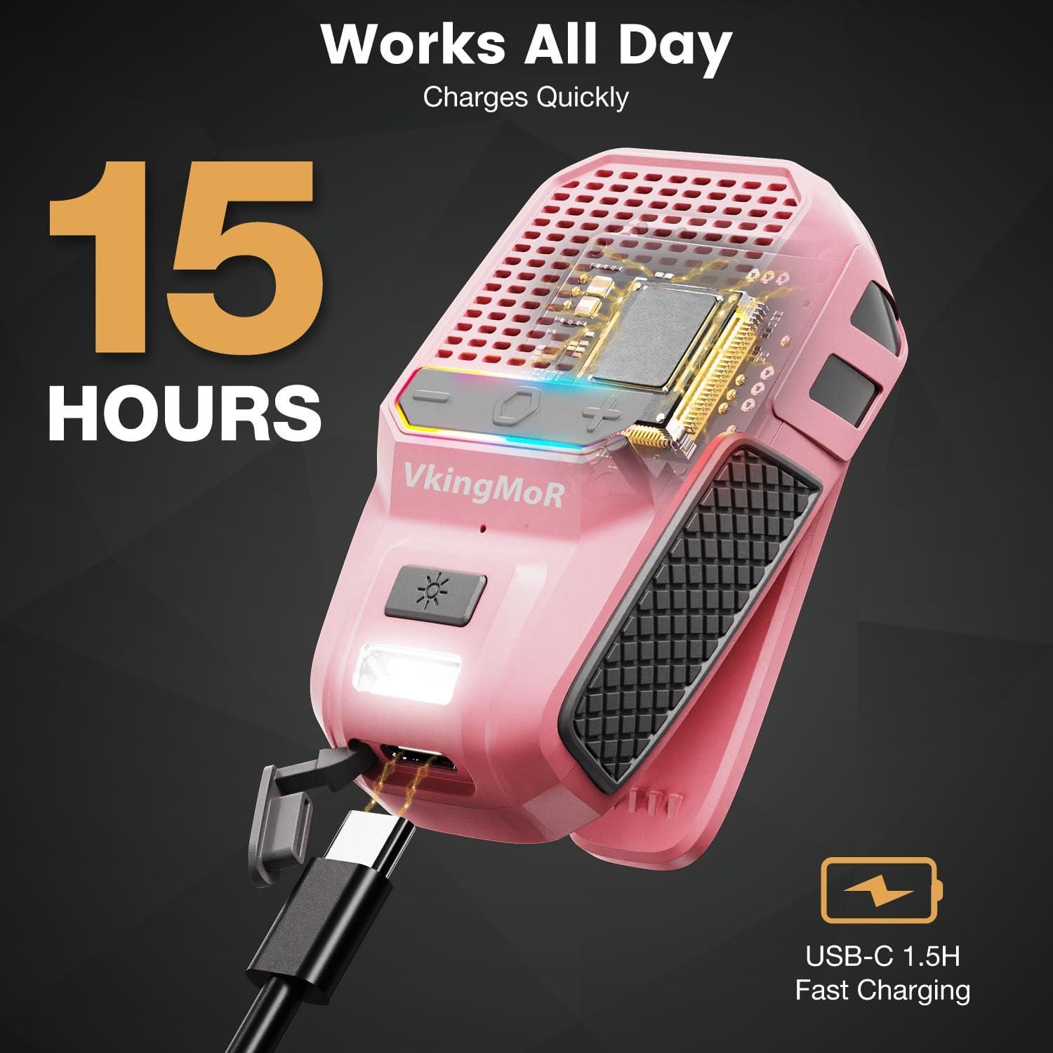 Altavoz Bluetooth Portátil VkingMoR BH127AP Rosa Impermeable