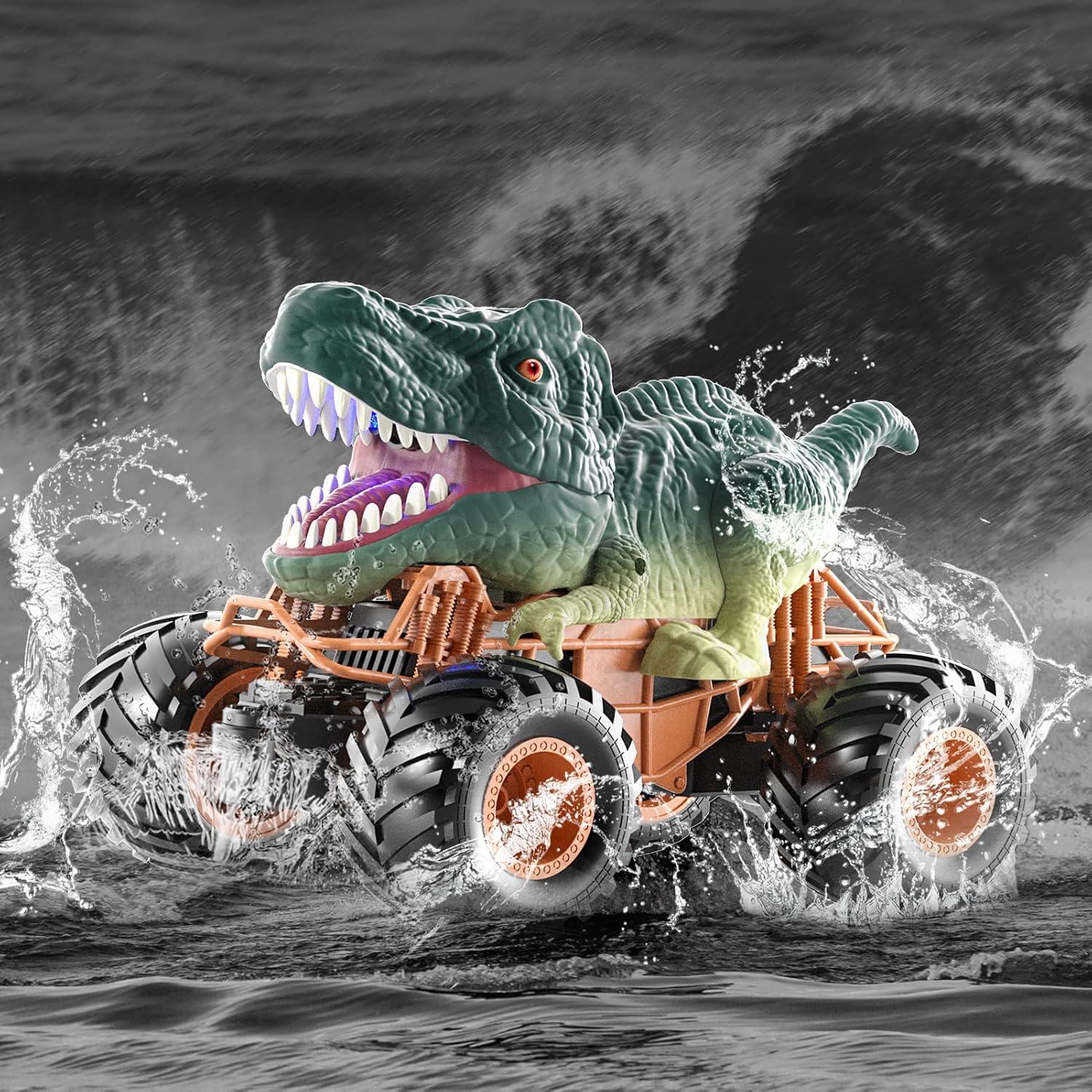 Coche Dinosaurio RC Bennol T-Rex con Luz y Sonido