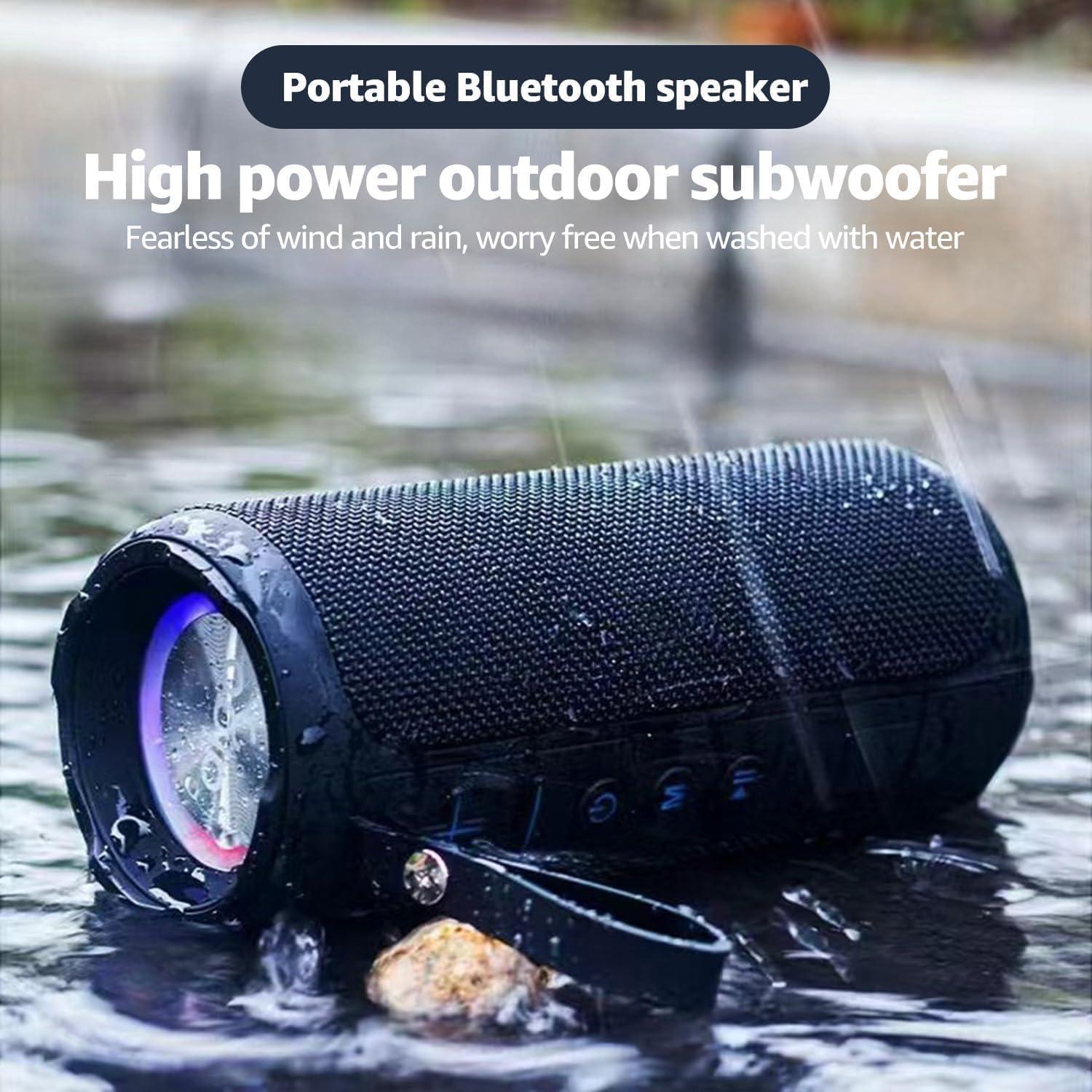 Altavoz Inalámbrico ZZA K5 24W Impermeable 360° para Playa