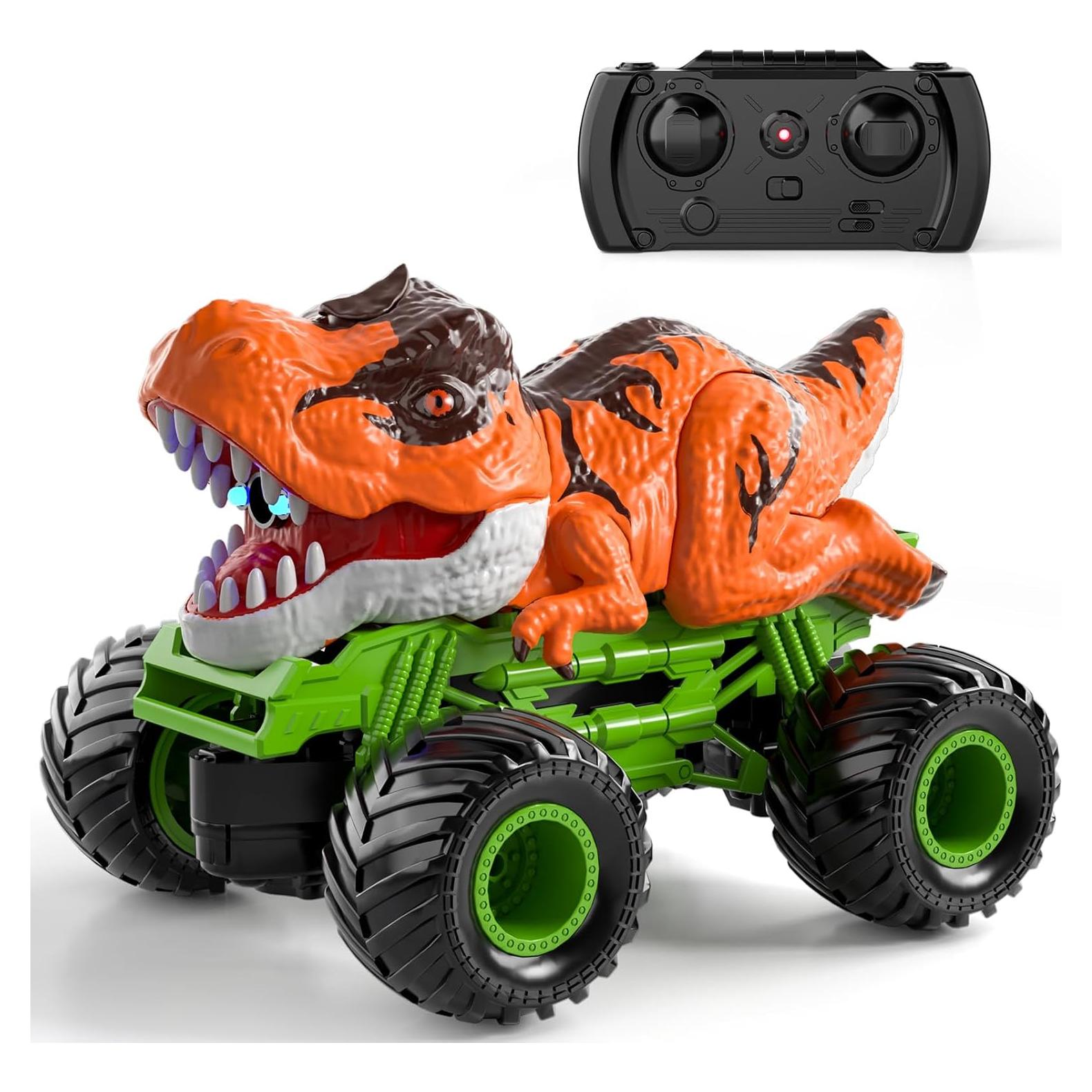 Coche RC Dinosaurio Tiranosaurio Bennol con Luz y Sonido