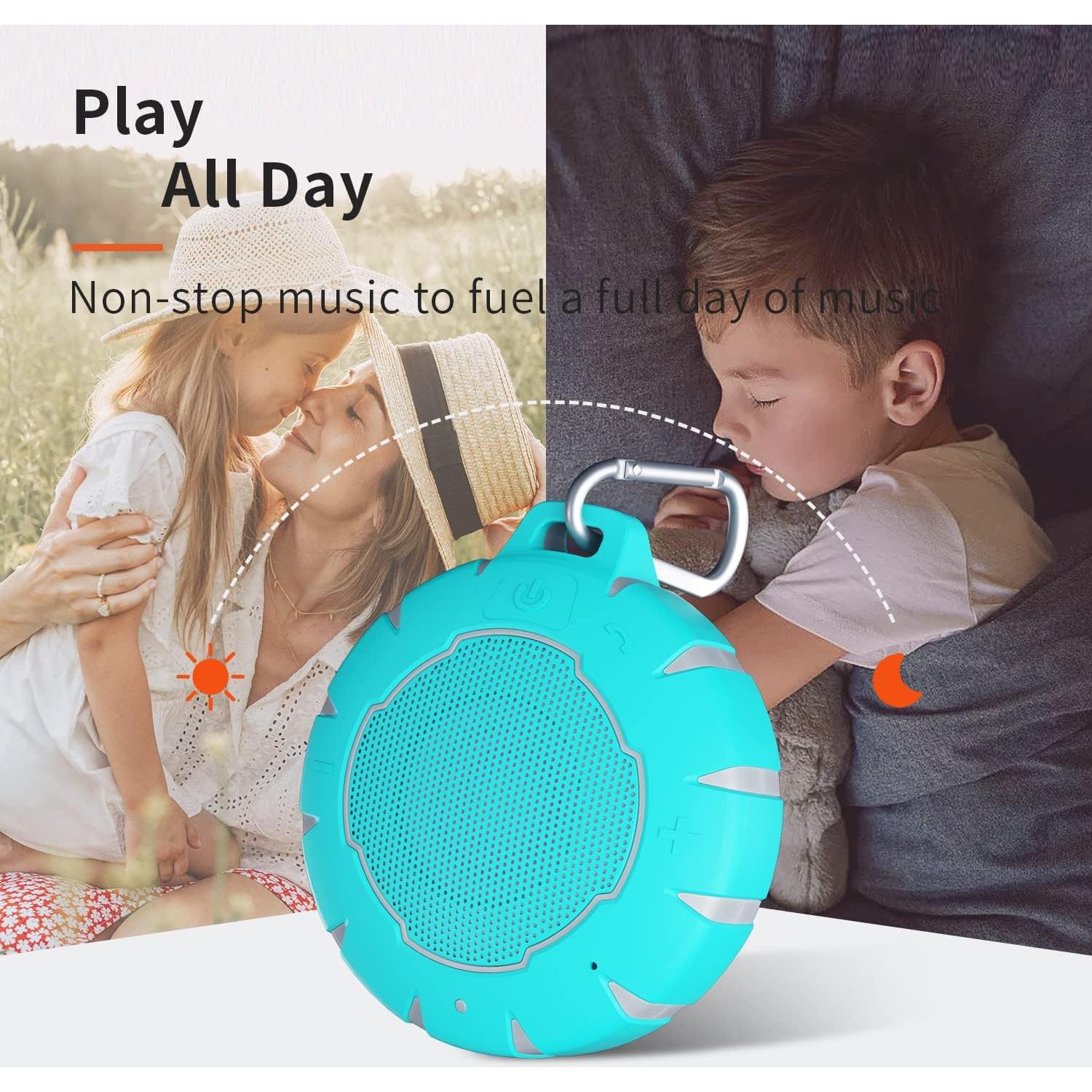 Altavoz Bluetooth Impermeable HEYSONG Bubble 12h Azul