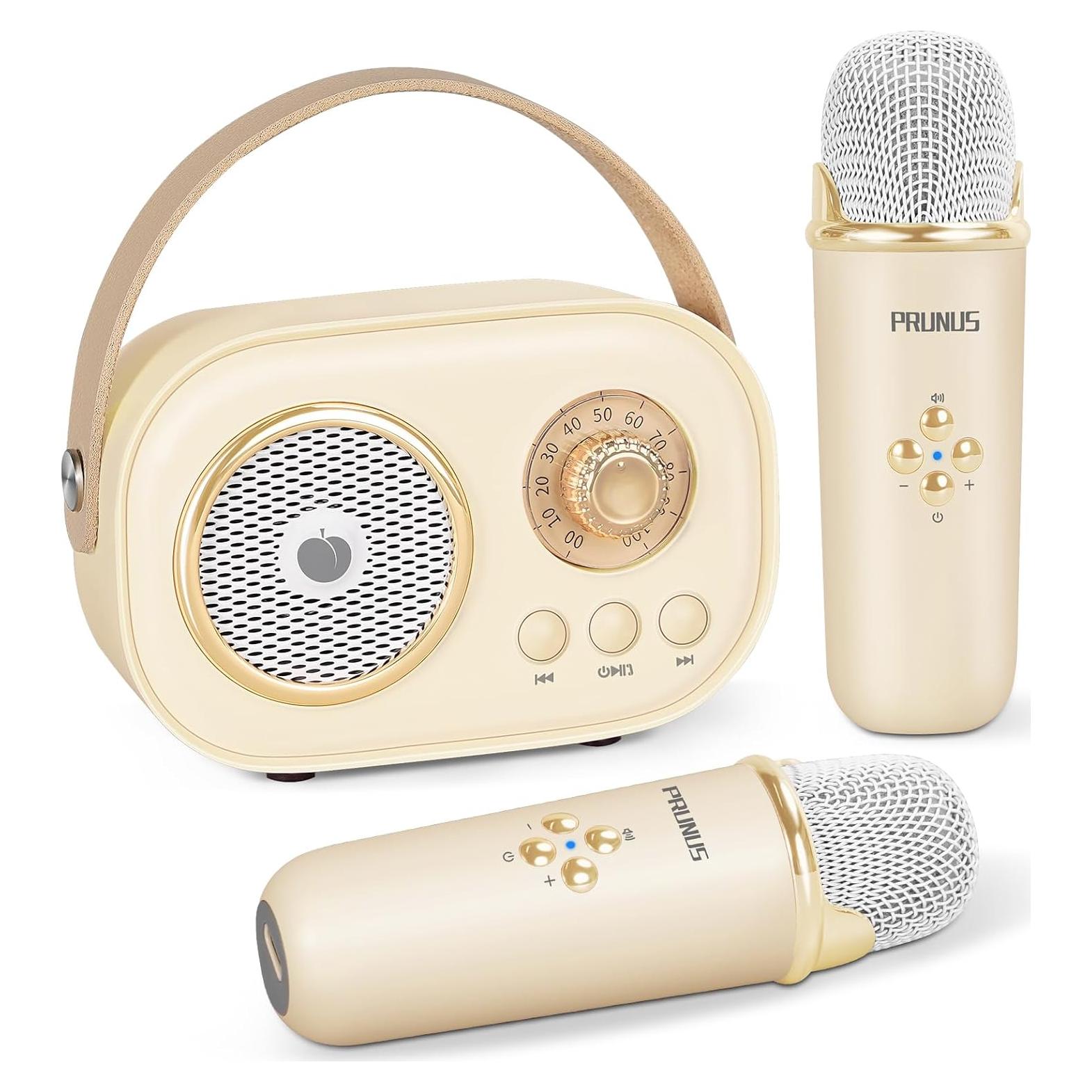 Máquina de Karaoke PRUNUS C20 Portátil Bluetooth con Micrófono