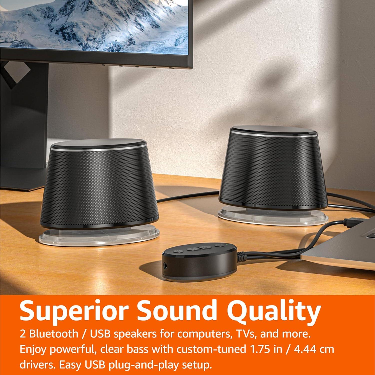Altavoces Multimedia Bluetooth Amazon Basics FA620BT 2.0