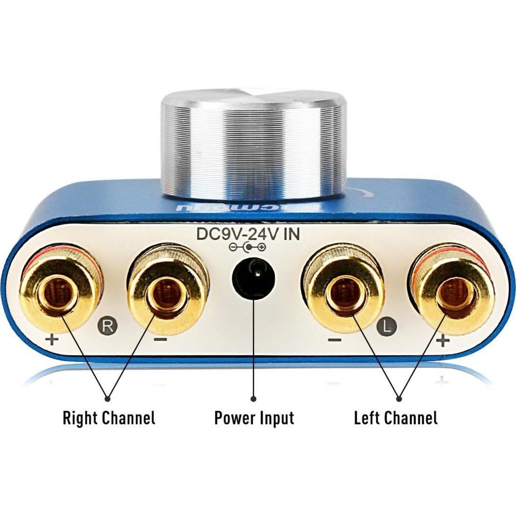 Amplificador Bluetooth Facmogu F900S 160W Estéreo Hi-Fi 2 Canales