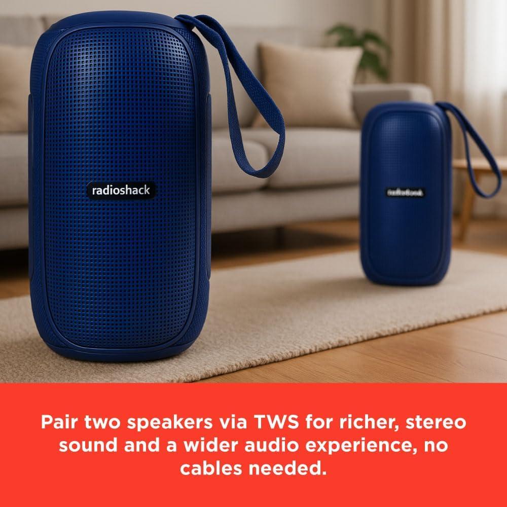 Altavoz Inalámbrico RadioShack 30W IPX5 con Luces RGB