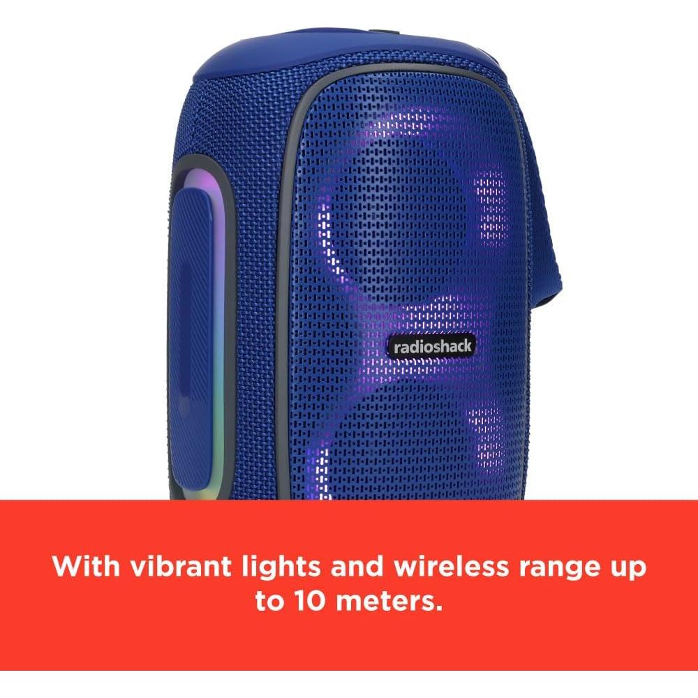 Altavoz Inalámbrico RadioShack 30W IPX5 con Luces RGB