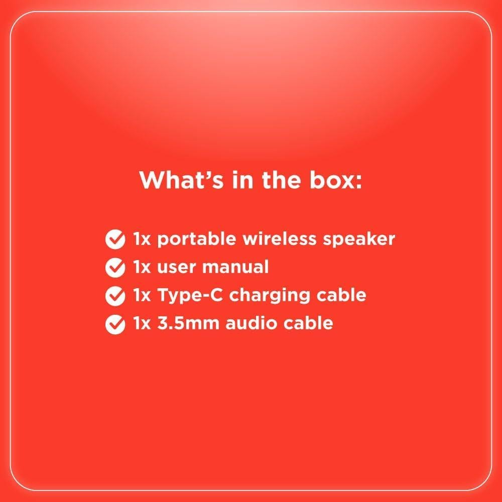 Altavoz Inalámbrico RadioShack 30W IPX5 con Luces RGB