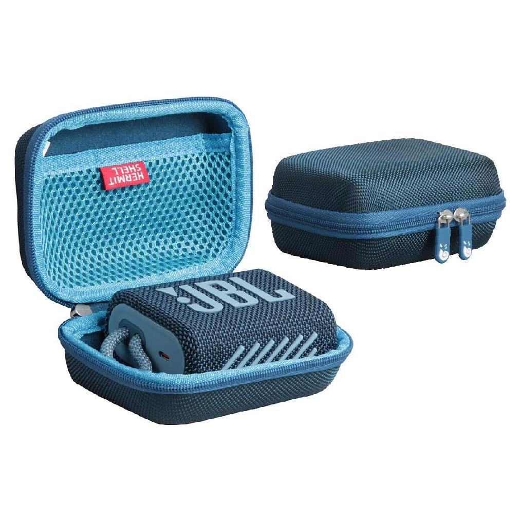 Funda Dura de Viaje Hermitshell para JBL Go 3 - Azul