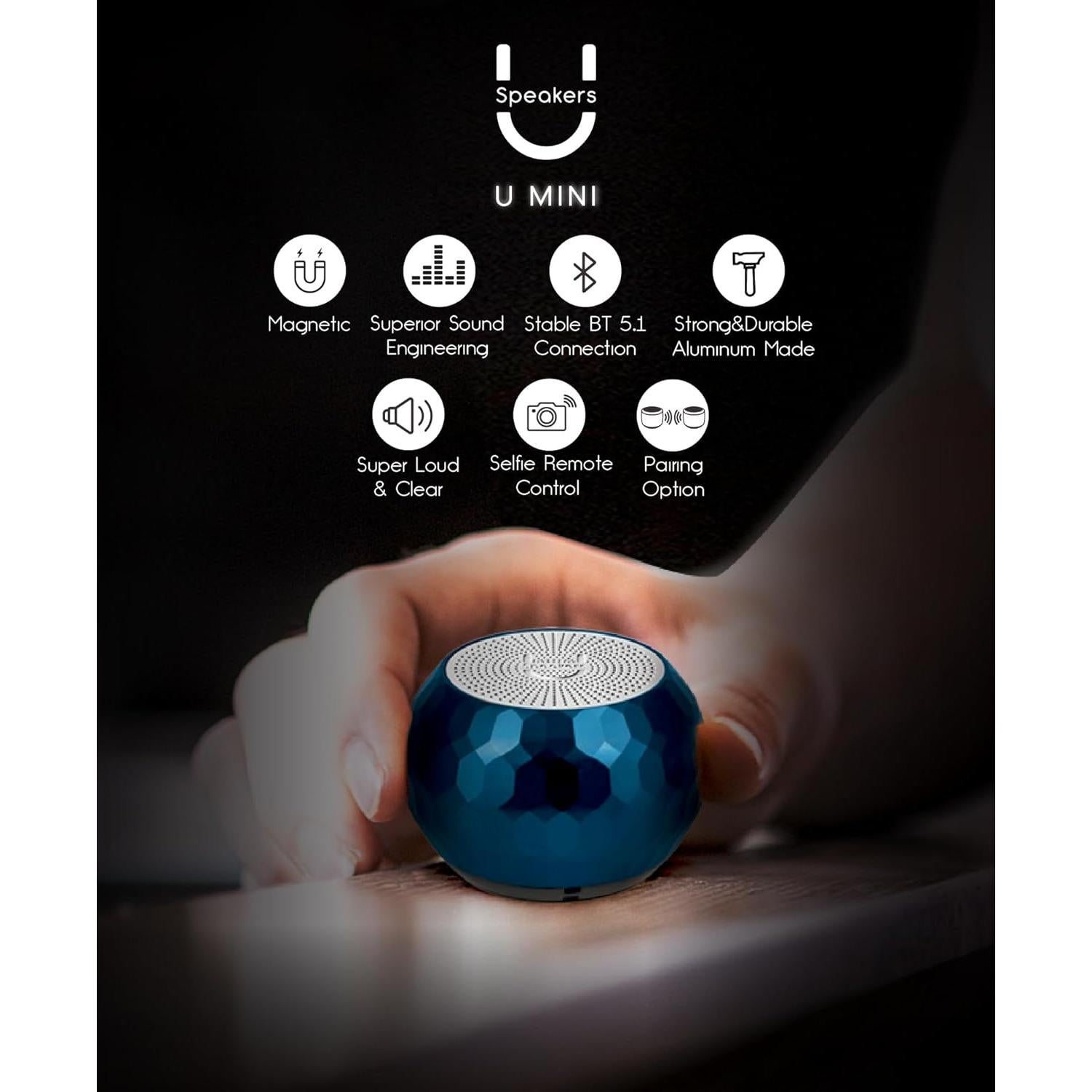 Altavoz portátil Bluetooth Fashionit U Mini Speaker 400mAh