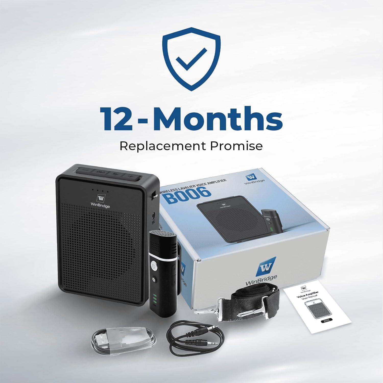 Amplificador de Voz Inalámbrico ResponseBridge B006 con Micrófono Lavalier