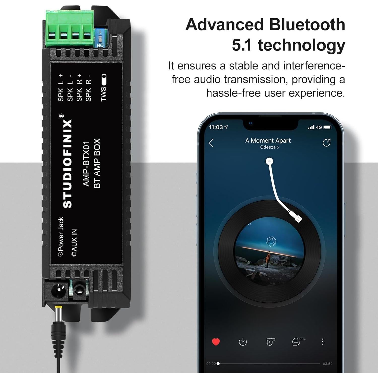 Amplificador Mini 5.1 Bluetooth STUDIOFINIX TA2002 100W