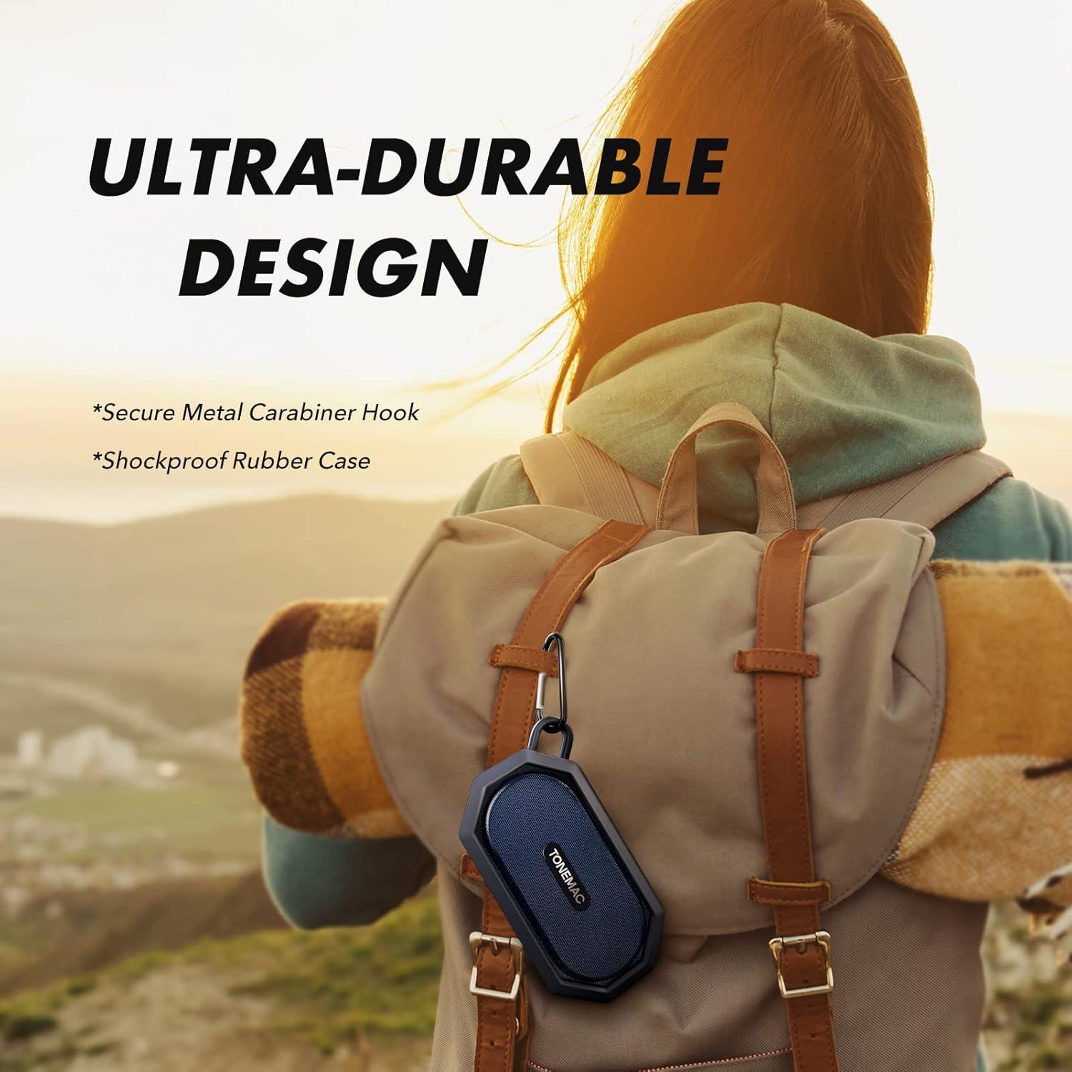 Altavoz Bluetooth Portátil TONEMAC TMB01 Impermeable IPX7