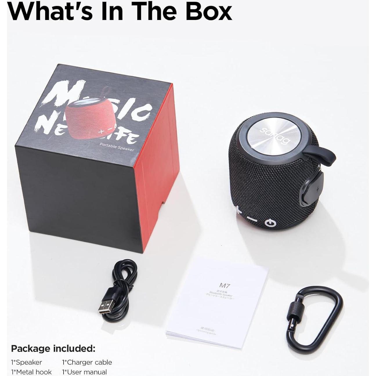 Altavoz Bluetooth Sanag M7B Mini Portátil Resistente al Agua