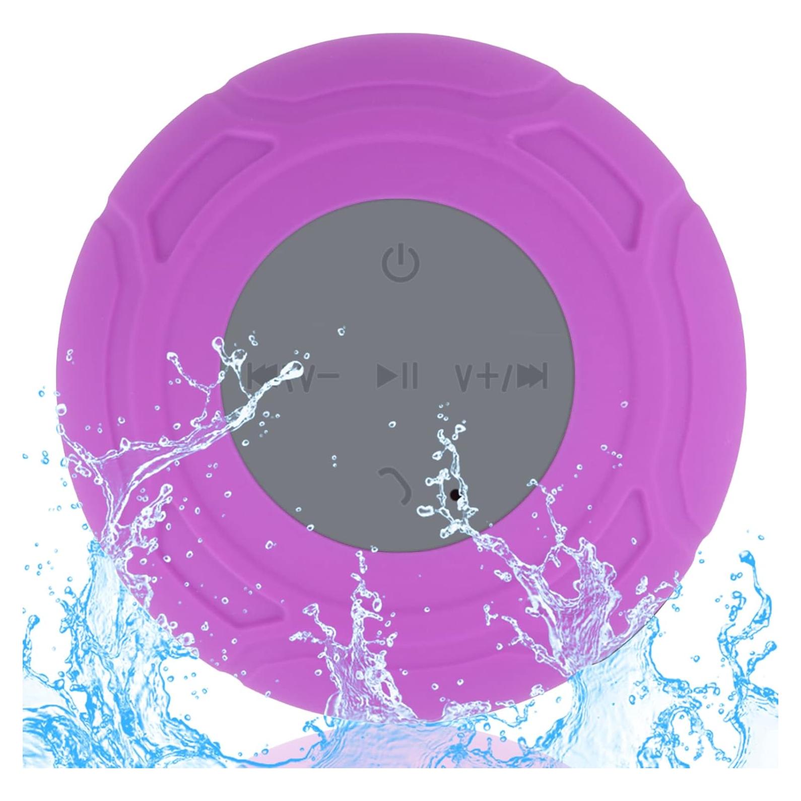 Altavoz Bluetooth Impermeable LUKADER BTS200 Púrpura 6h