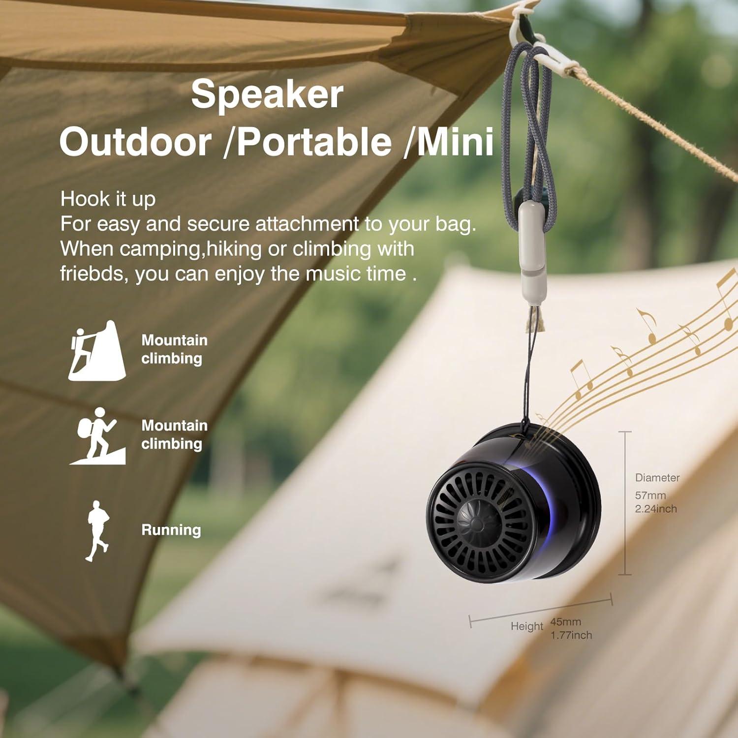 Altavoz Bluetooth Portátil BODAYEEYR DE415 con RGB y Llamadas