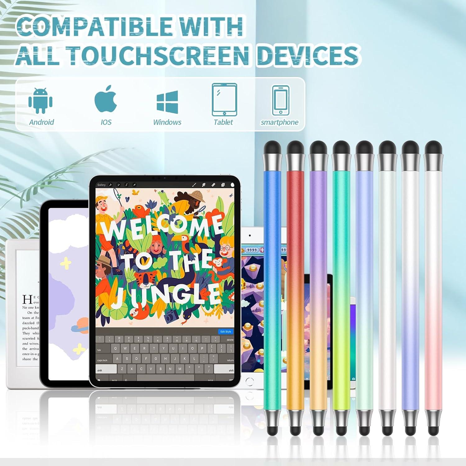 Bolígrafo Stylus 2 en 1 OOCLCURFUL Multicolor Alta Precisión