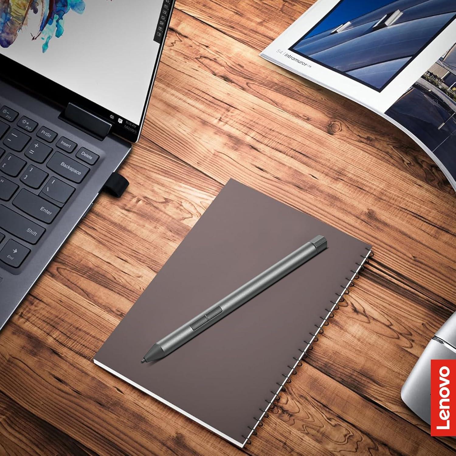Lápiz Digital Lenovo 2 - Ultra-Táctil - 4096 Niveles de Presión - Gris